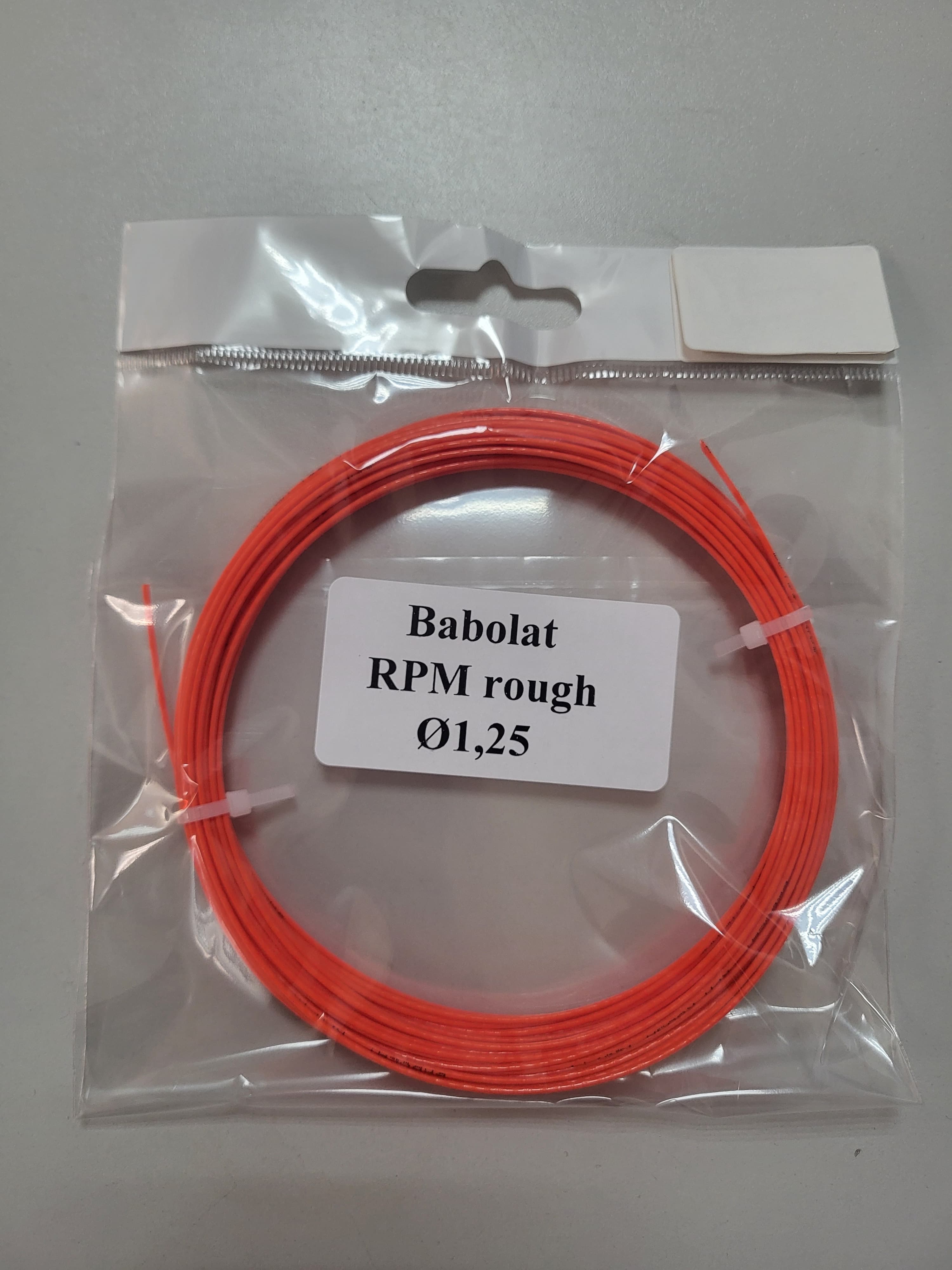 Струна 12 метрів Babolat RPM rough 1.25 мм fluo red