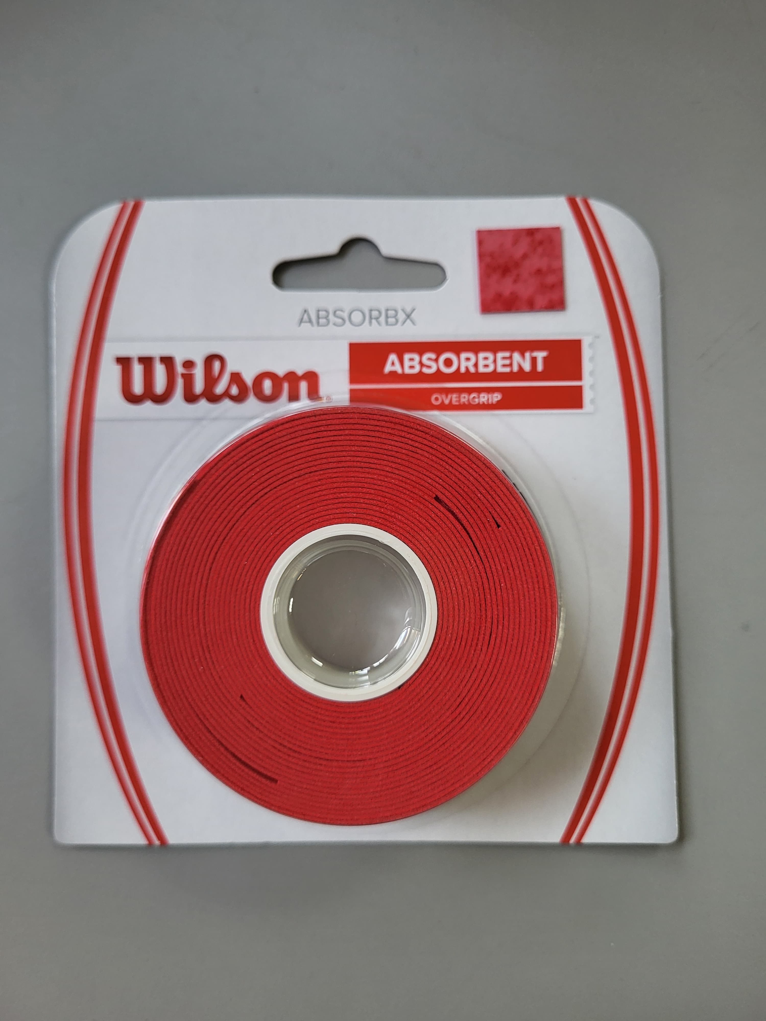 Обмотки Wilson AbsorbX overgrip red 3 шт (WR8446501001)