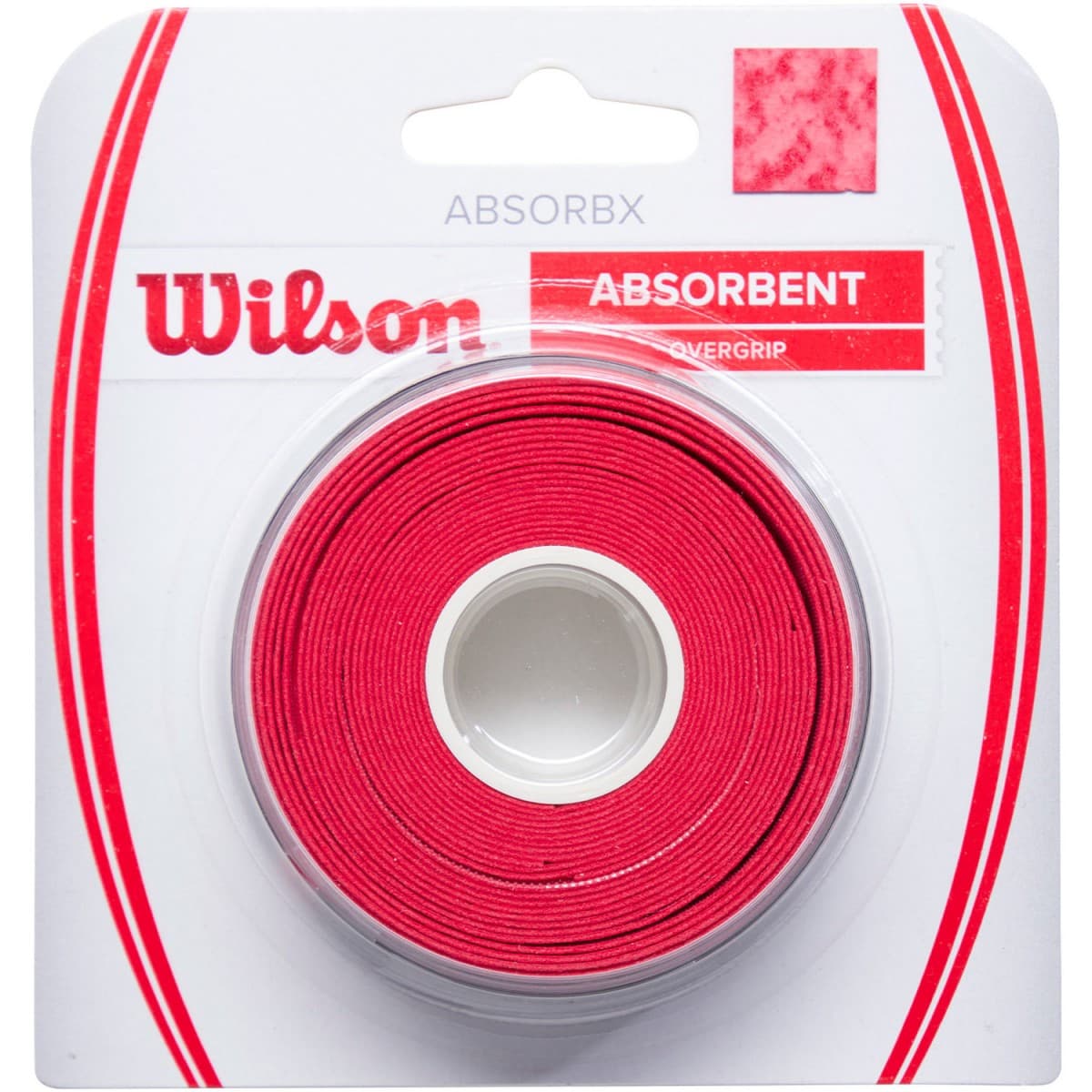 Обмотки Wilson AbsorbX overgrip red 3 шт (WR8446501001) - зображення 1