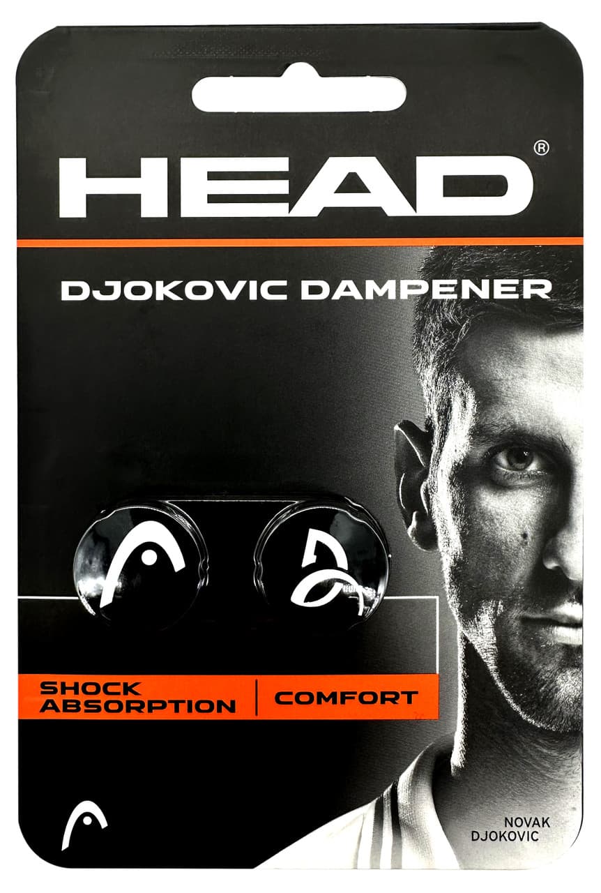 Віброгасники 2 шт Head Djokovich Dampener black - зображення 1