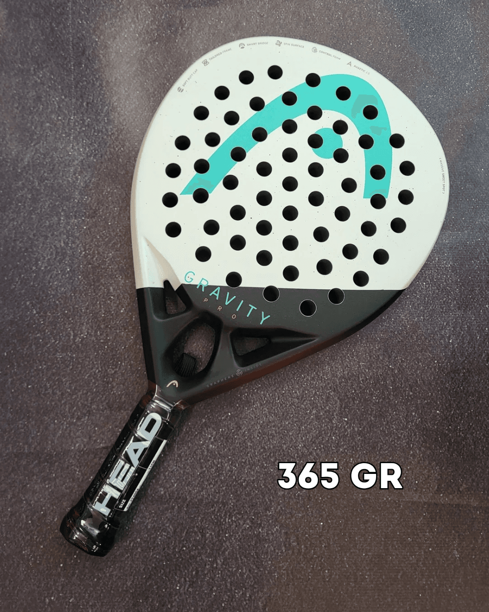 Ракетка падел Head Gravity Pro 365 gr 2024 year (224004)
