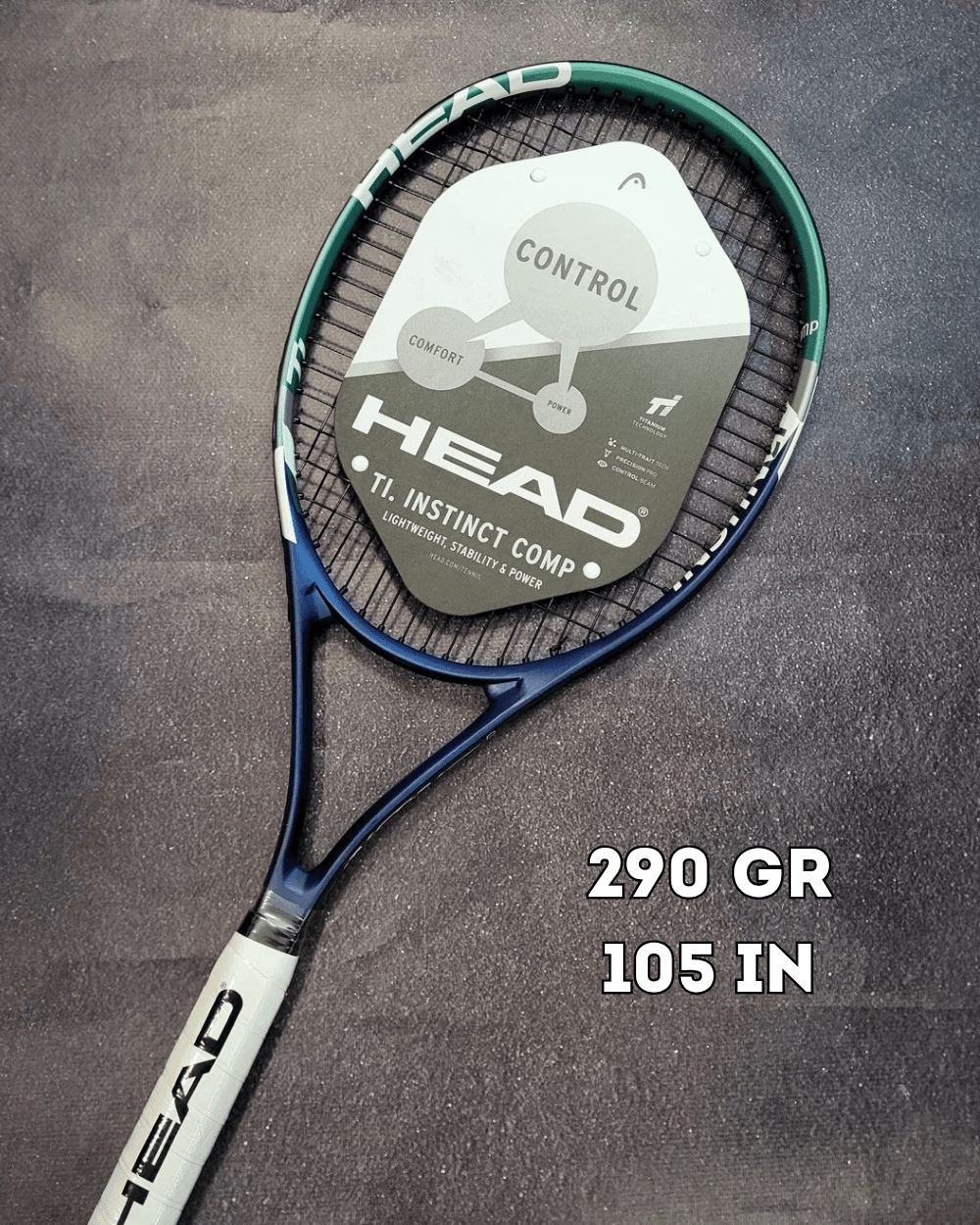Ракетка теніс Head Ti Instinct comp 290 gr м'ячі у подарунок (230374) - зображення 1