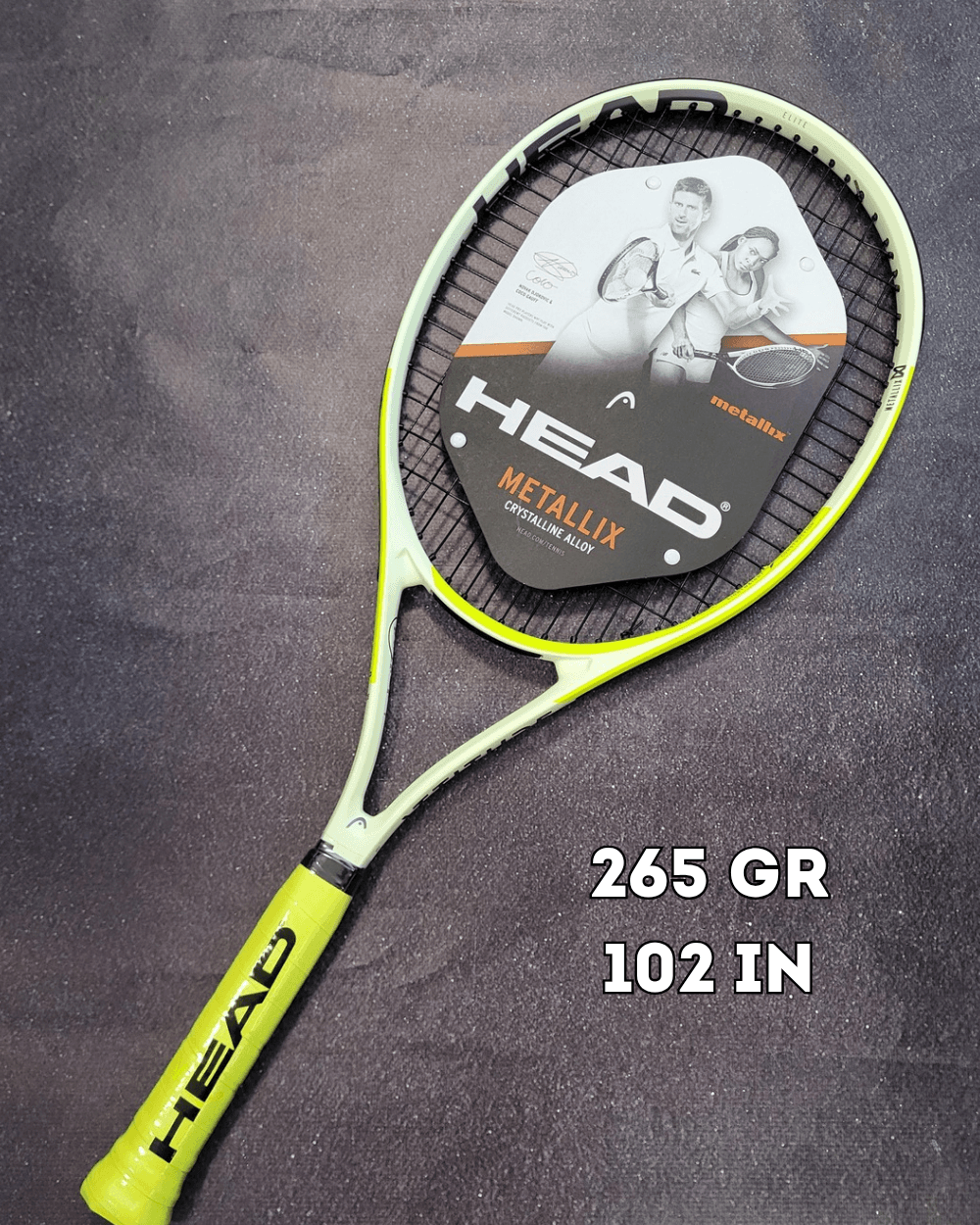 Ракетка теніс Head MX Attitude Elite yellow 265 gr м'ячі у подарунок (231345) - зображення 1