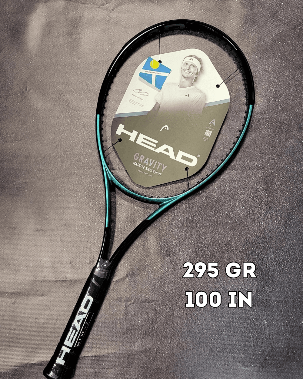 Ракетка теніс Head Gravity MP 2025 year 295 gr натяжка у подарунок (231125) - зображення 1
