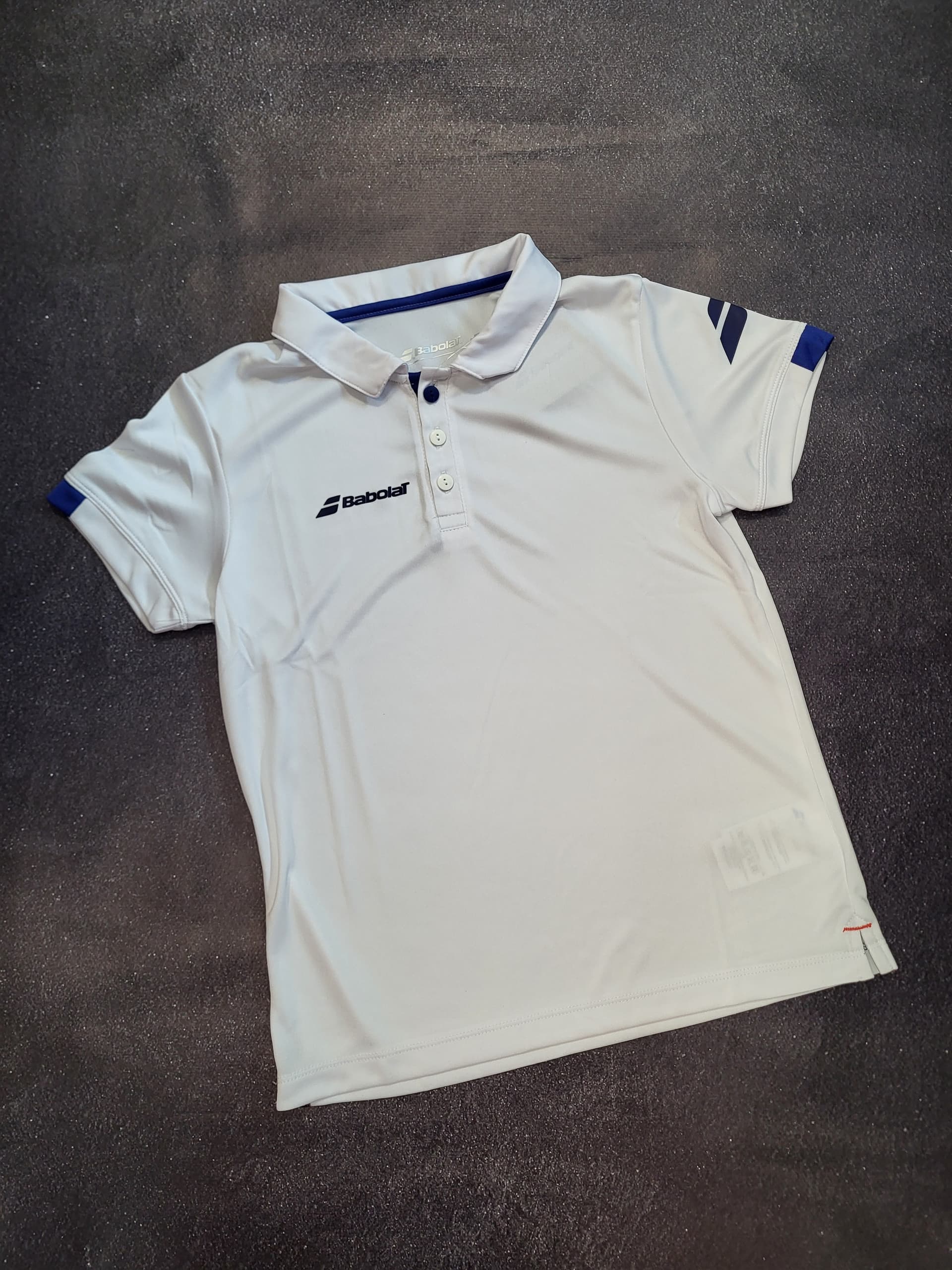 Поло Babolat Play polo boy white (3BP2021-1000) - зображення 1