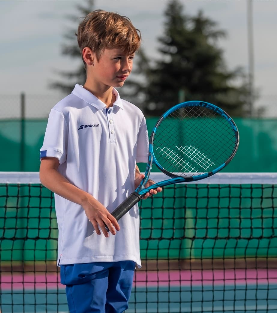 Поло Babolat Play polo boy white (3BP2021-1000)