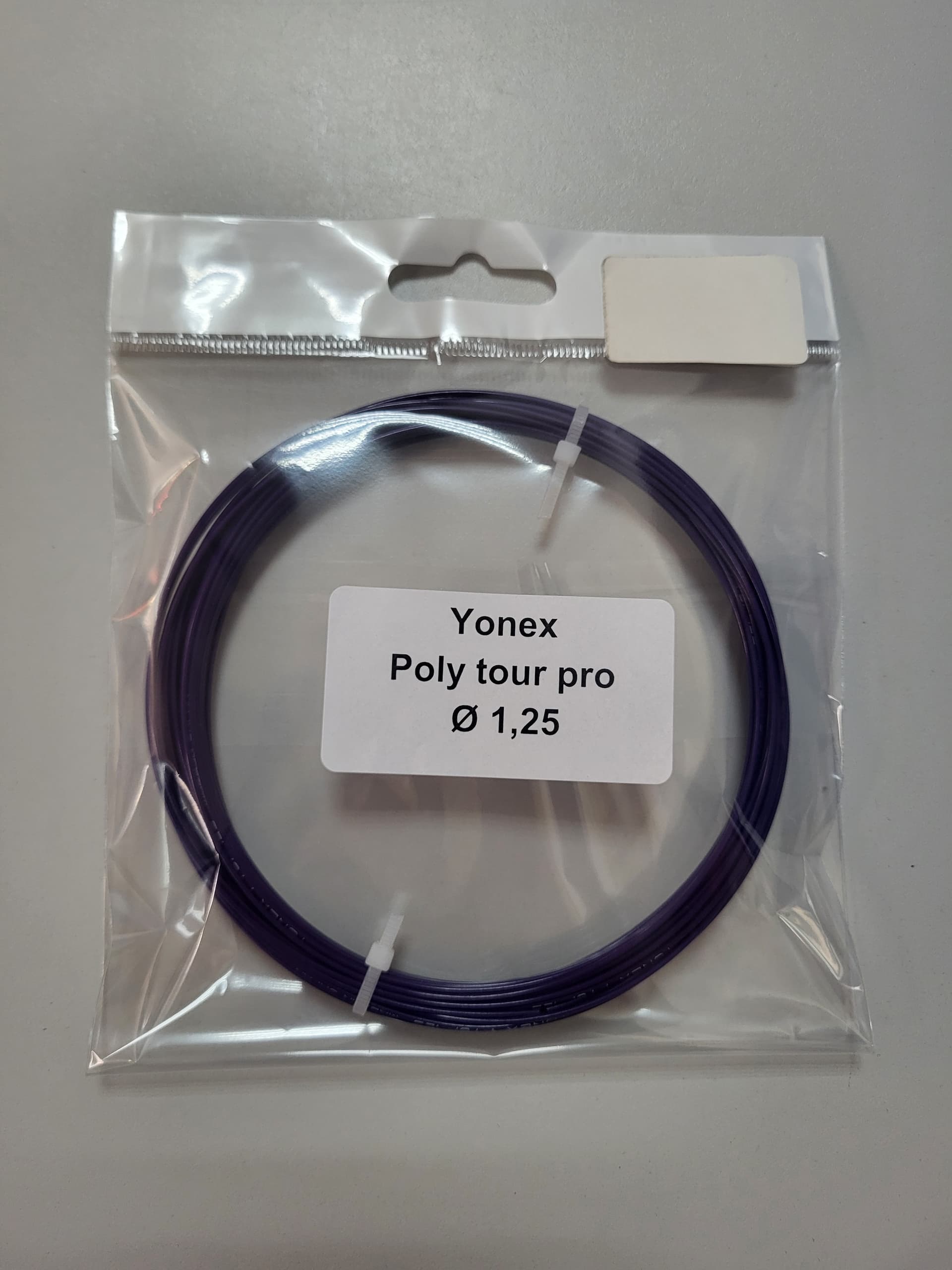 Струна 12 метрів Yonex Poly Tour pro midnight purple 1.25 mm - зображення 1