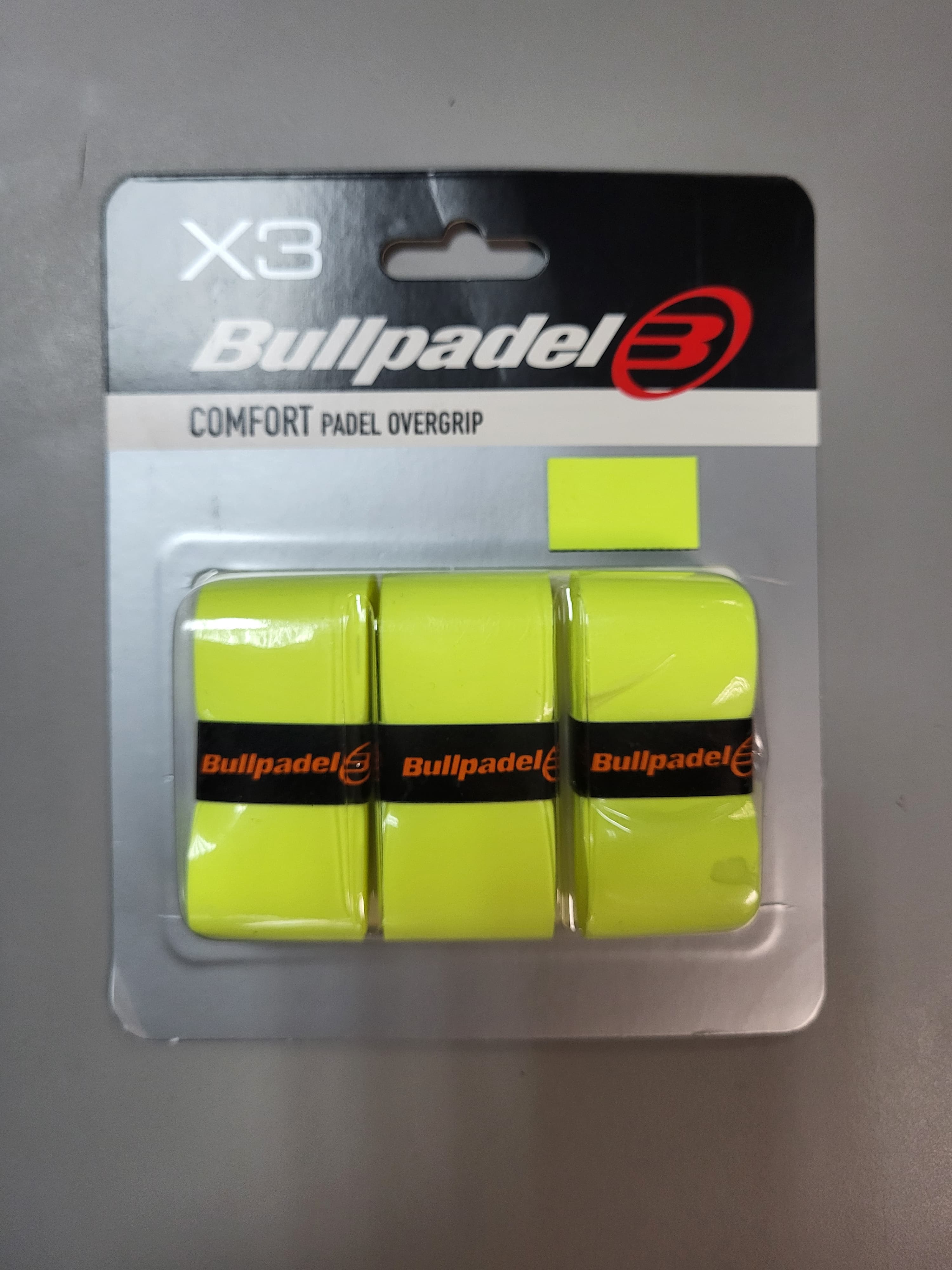 Обмотки Bullpadel Overgrip comfort yellow (GB1200)