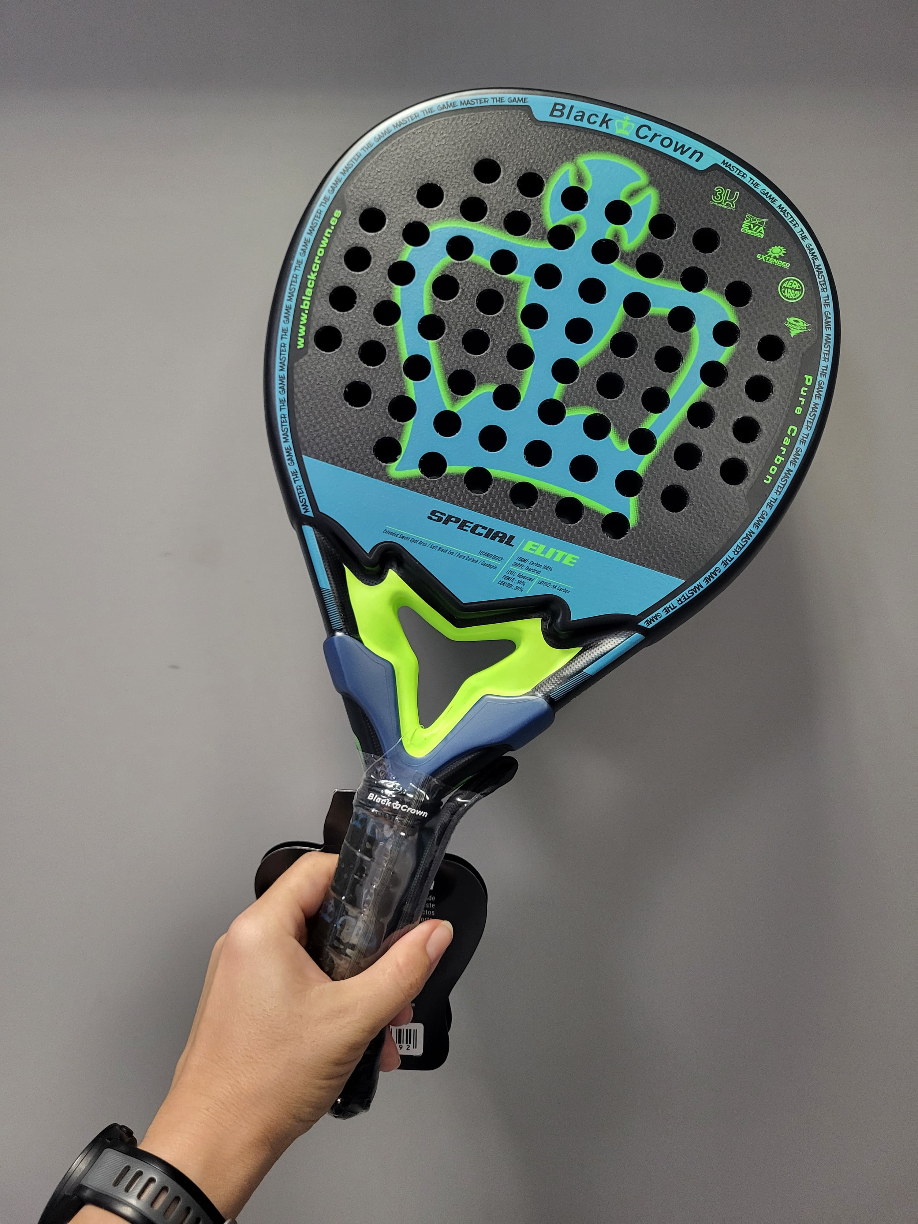 Ракетка падел Black Crown Special Elite 2026 361 gr
