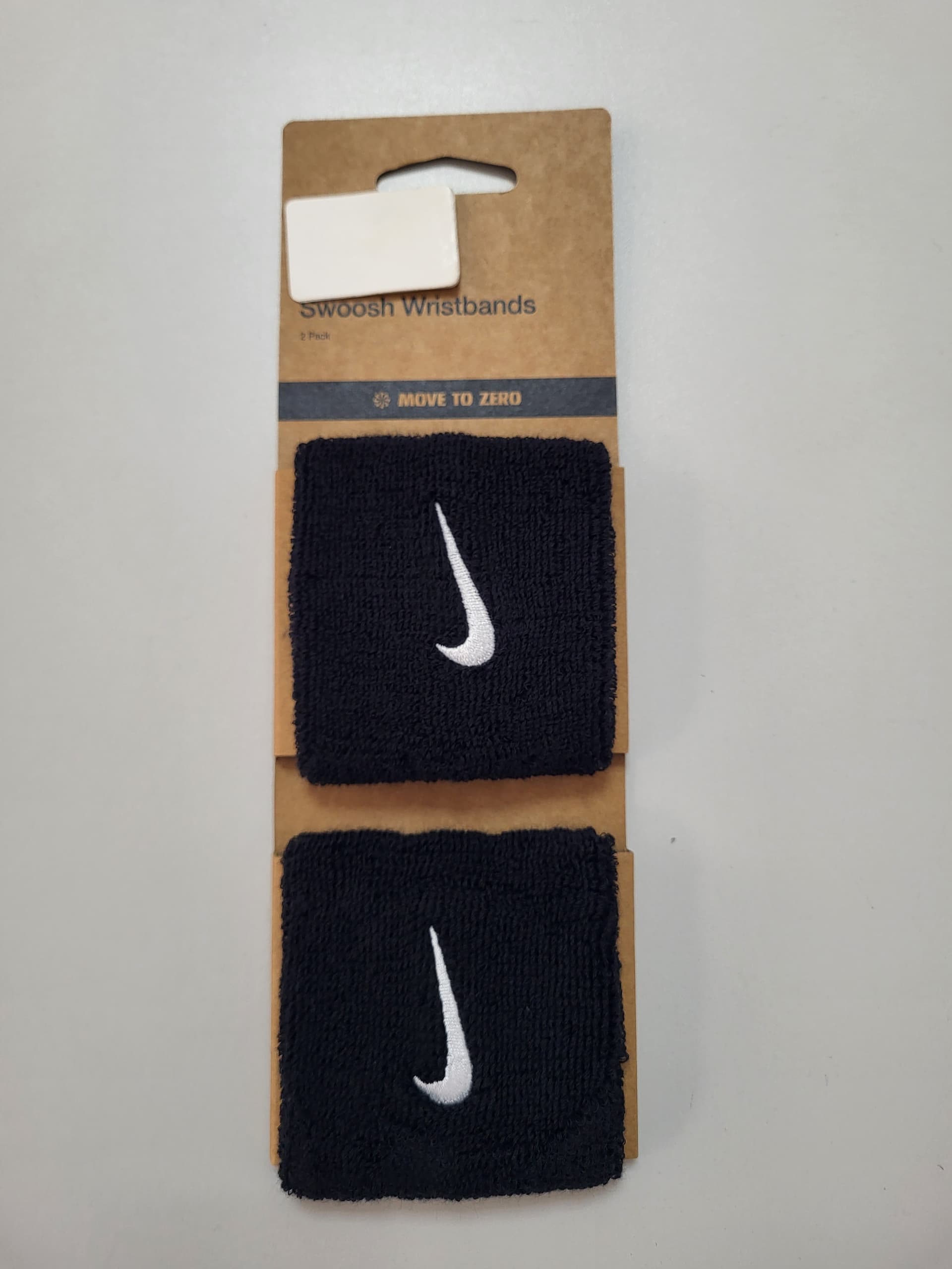 Напульсники Nike Swoosh Classic Wristband black 2 шт (N.101.2405.010.OS) - зображення 1