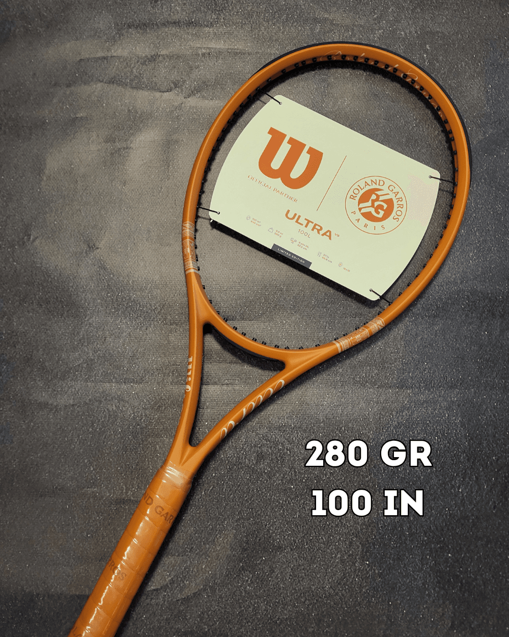 Ракетка теніс Wilson Ultra 100 L v5.0 RG 2026 year 280 gr (WR104311)