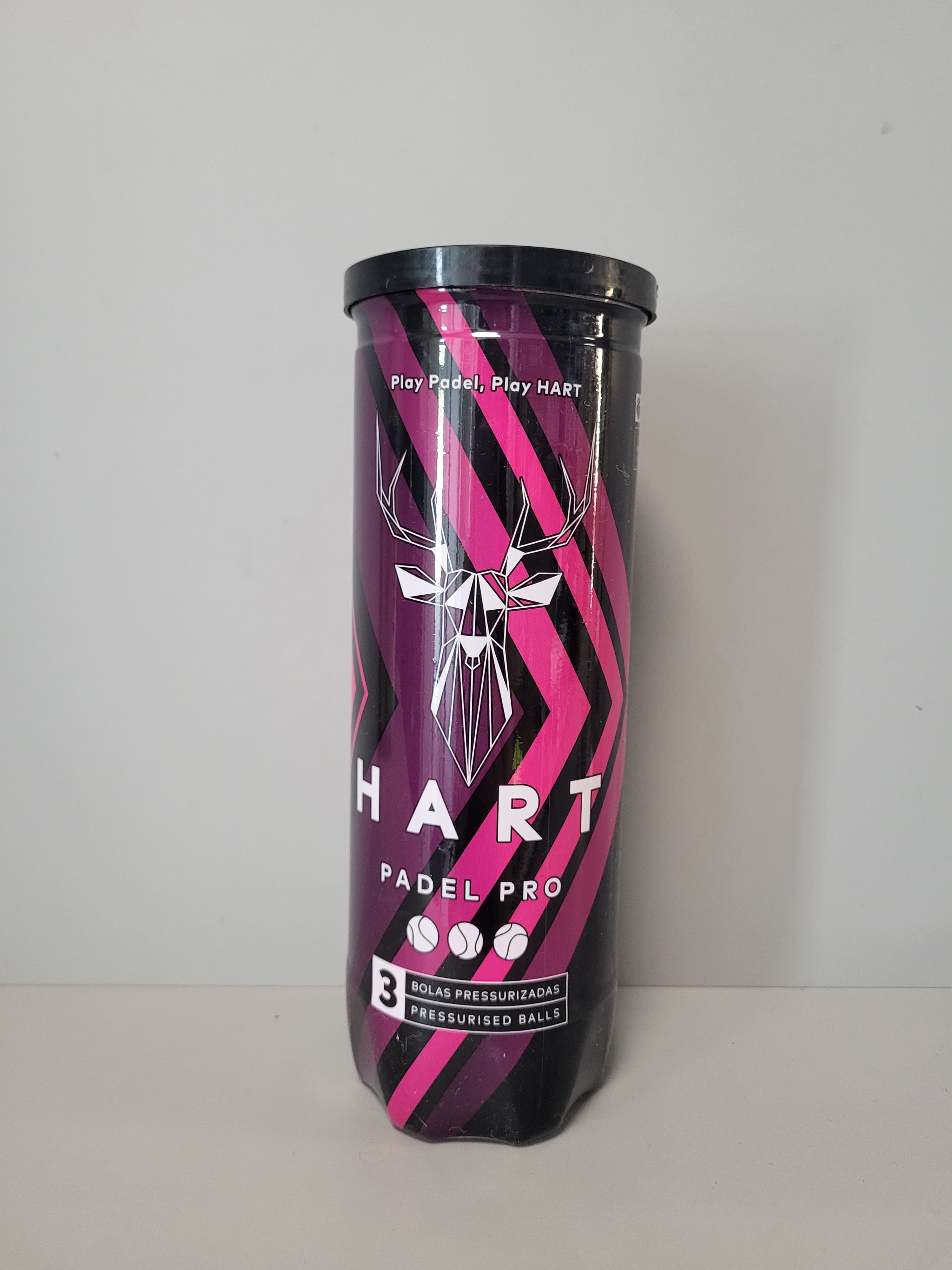 М'ячі падел Hart Padel pro balls pink 3 м'яча