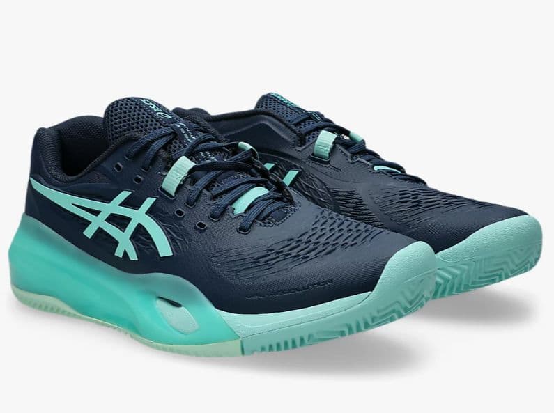 Кросівки чоловічі Asics Resolution X clay court night sky/mint (1041A485-404)