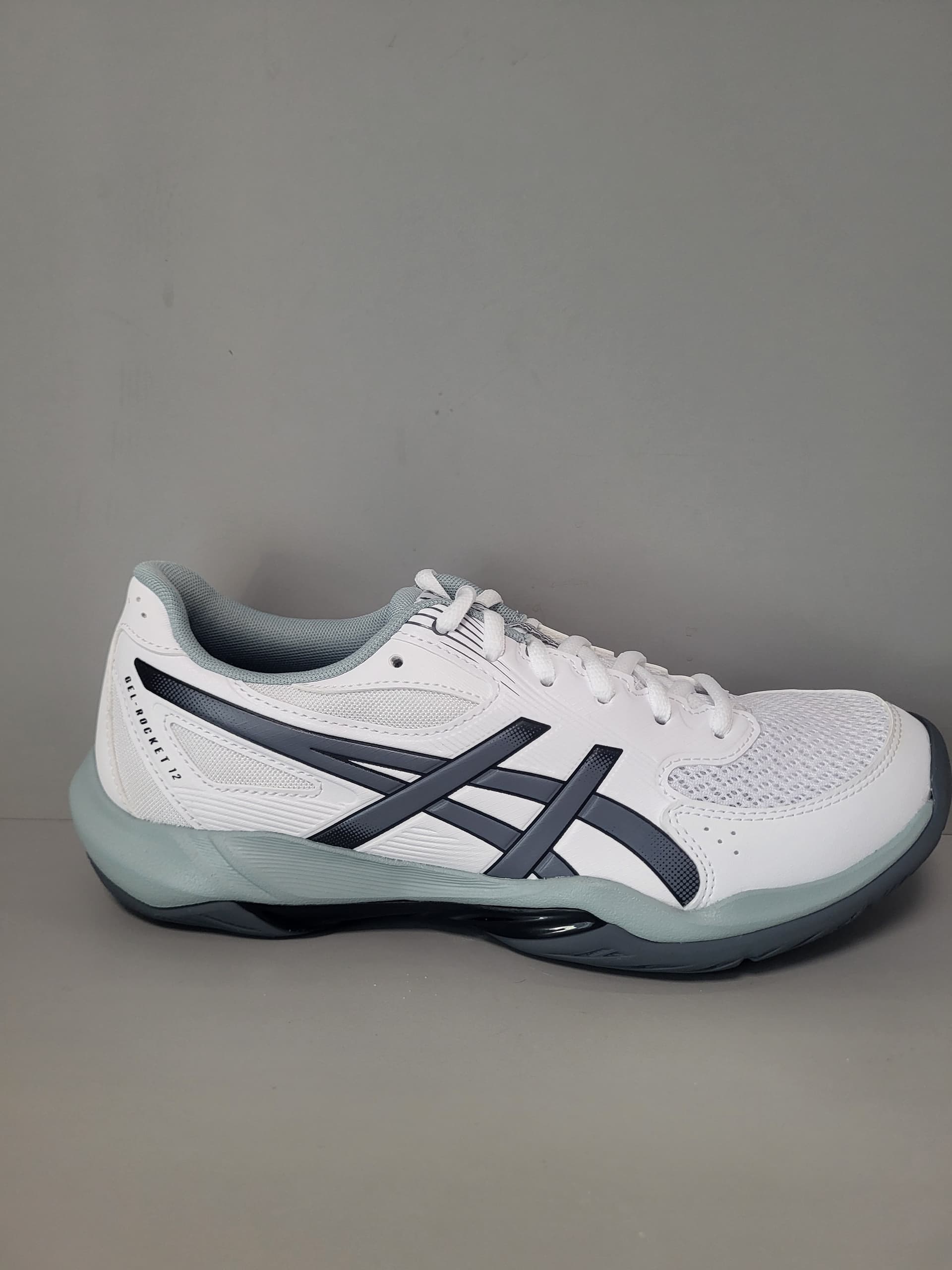 Кросівки сквош чол. Asics Rocket 12 Raw white/steel grey (1071A116-105) - зображення 1