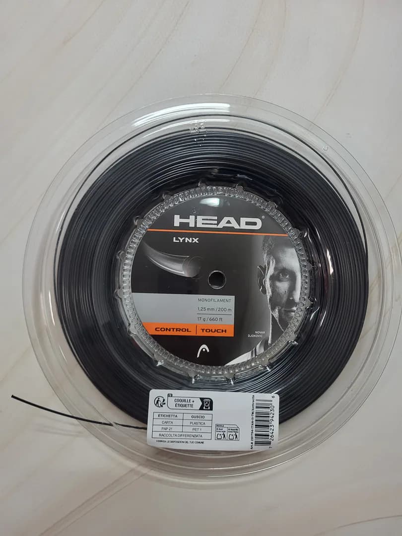 Струна 12 метрів Head Lynx antracide 1.25 мм - зображення 1