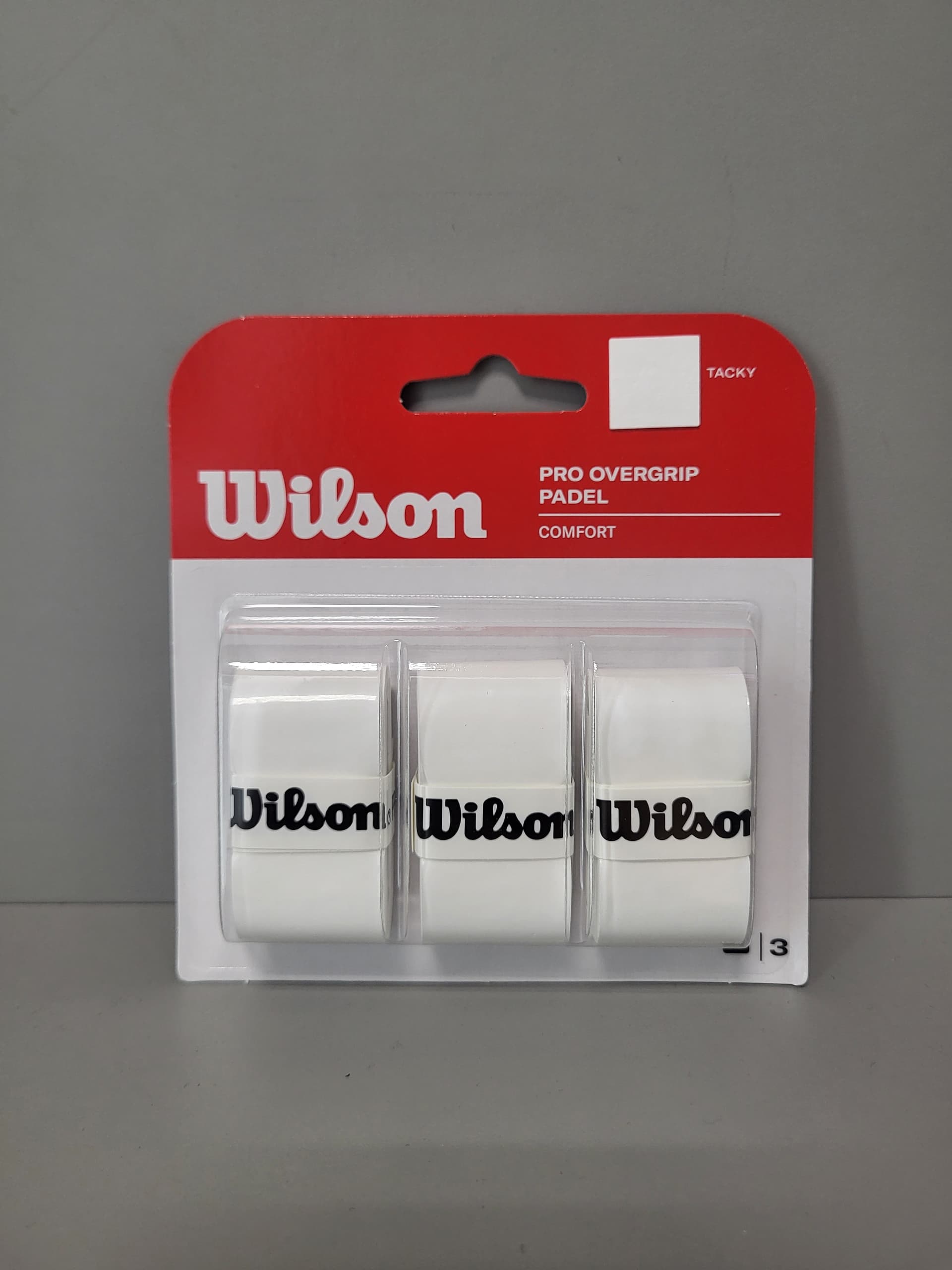 Обмотки для падел тенісу Wilson Pro overgrip padel white 3 шт (wr8416301001) - зображення 1