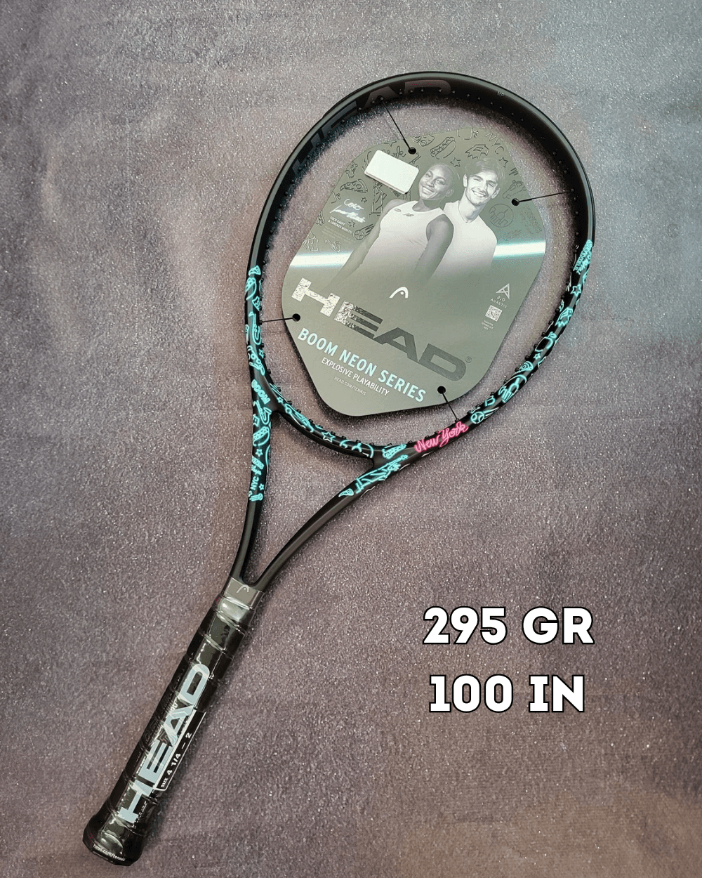 Ракетка теніс Head Boom MP neon 2025 year 295 gr (231625) - зображення 1