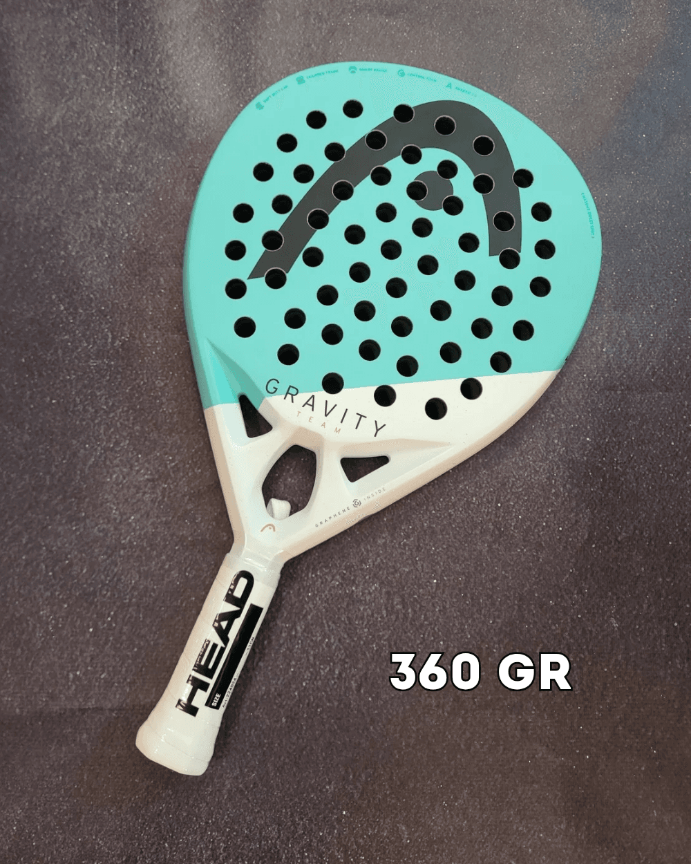 Ракетка падел Head Gravity team 360 gr 2024 year м'ячі у подарунок (224024) - зображення 1