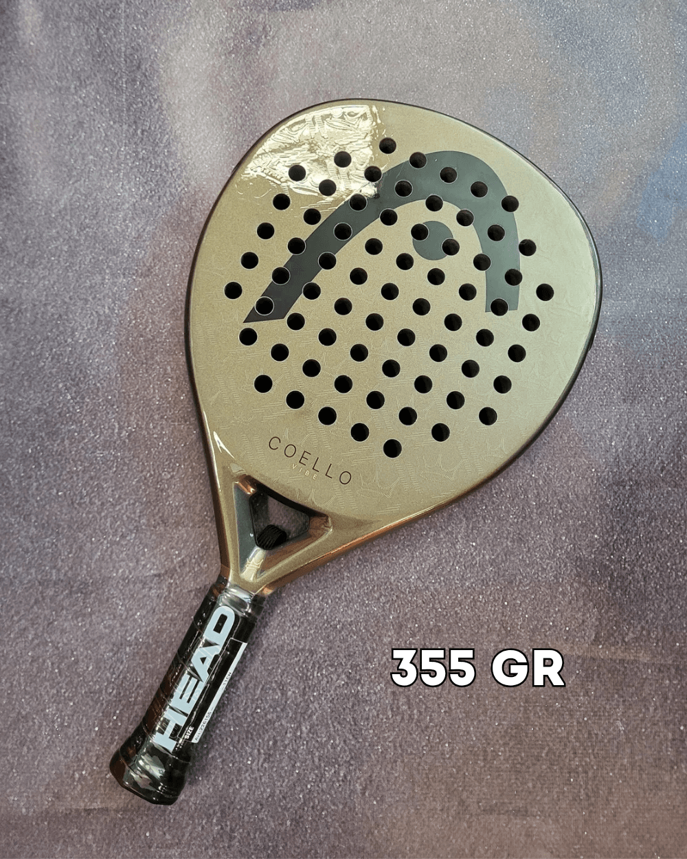 Ракетка падел Head Coello Vibe 355 gr 2026 year м'ячі у подарунок (226156) - зображення 1