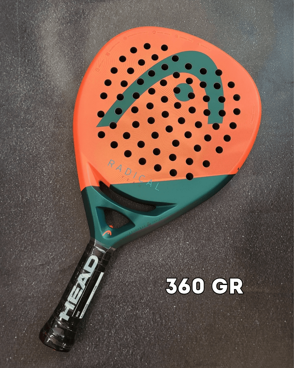 Ракетка падел Head Radical team 360 gr 2026 year м'ячі у подарунок (222056)