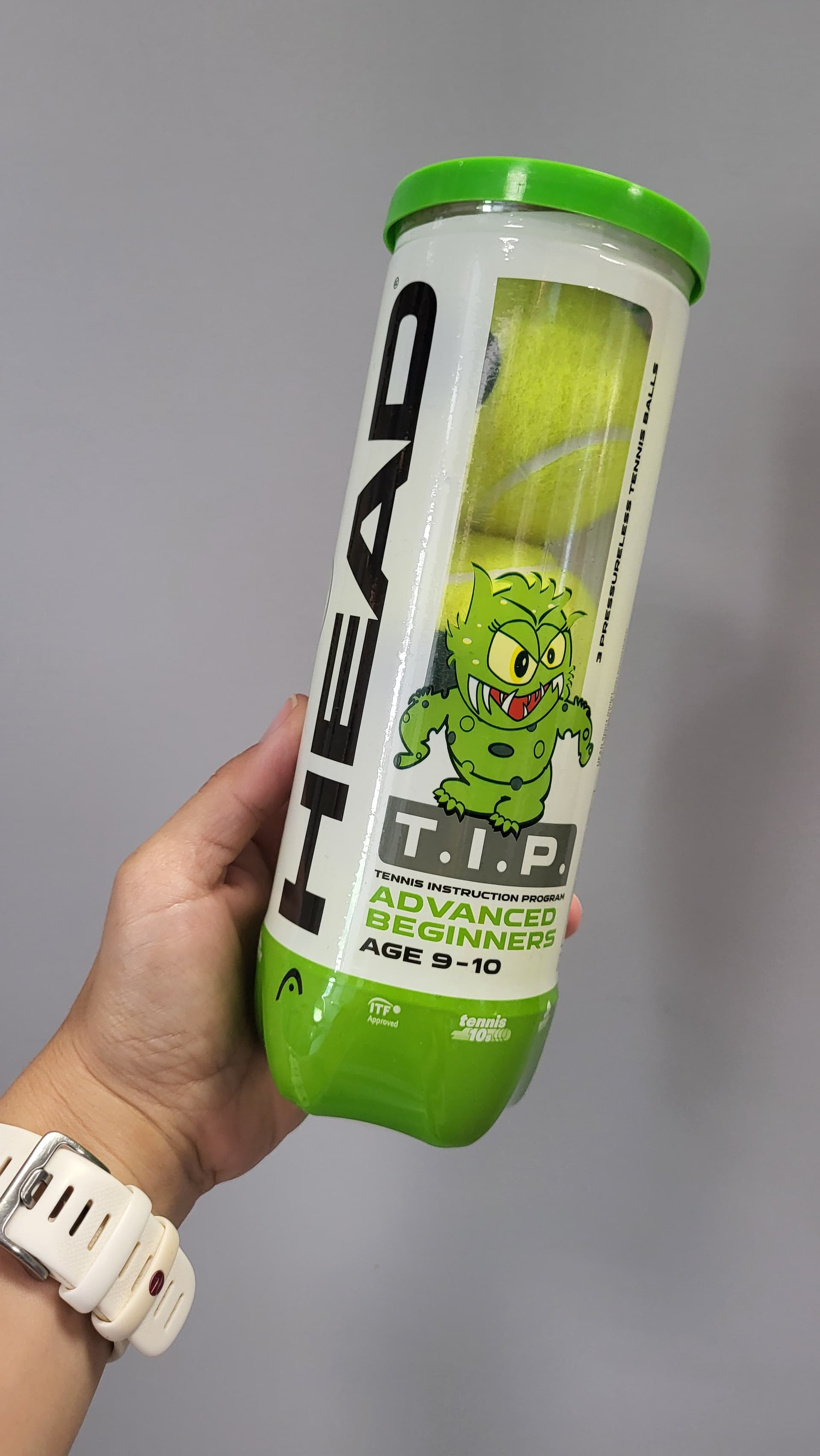 Head TIP Green balls kids 3 м'яча - зображення 1