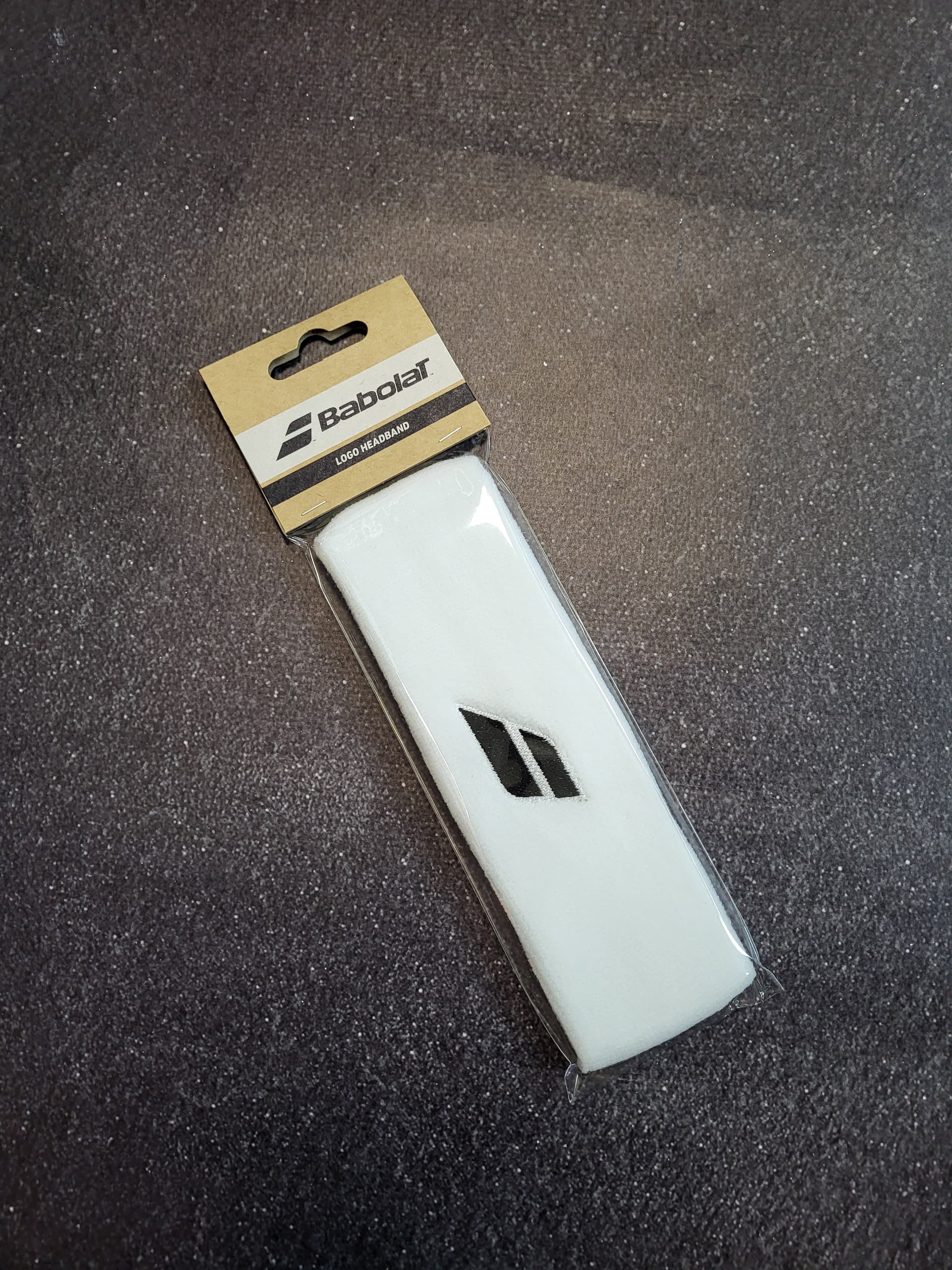Пов'язка Babolat Logo Headband white (5UB1301-1000) - зображення 1