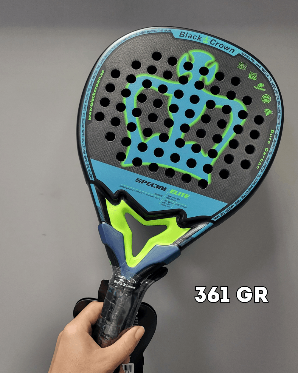 Ракетка падел Black Crown Special Elite 2026 361 gr - зображення 1