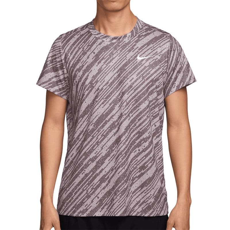 Футболка чоловіча Nike Court Victory Printed t-shirt brown (IB1530-019)