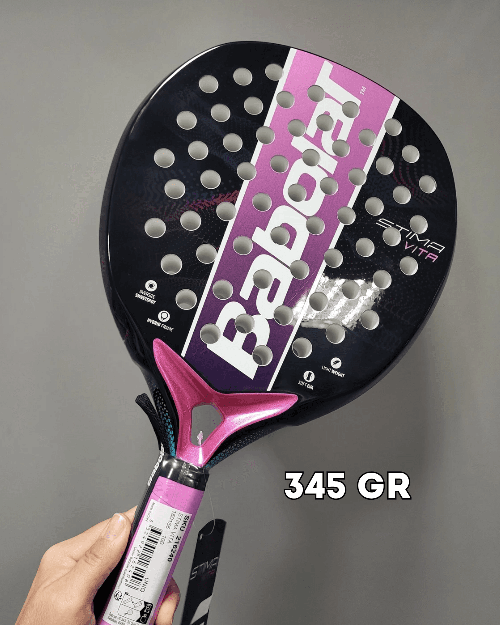 Ракетка падел Babolat Stima Vita 345 gr (150155-100) - зображення 1