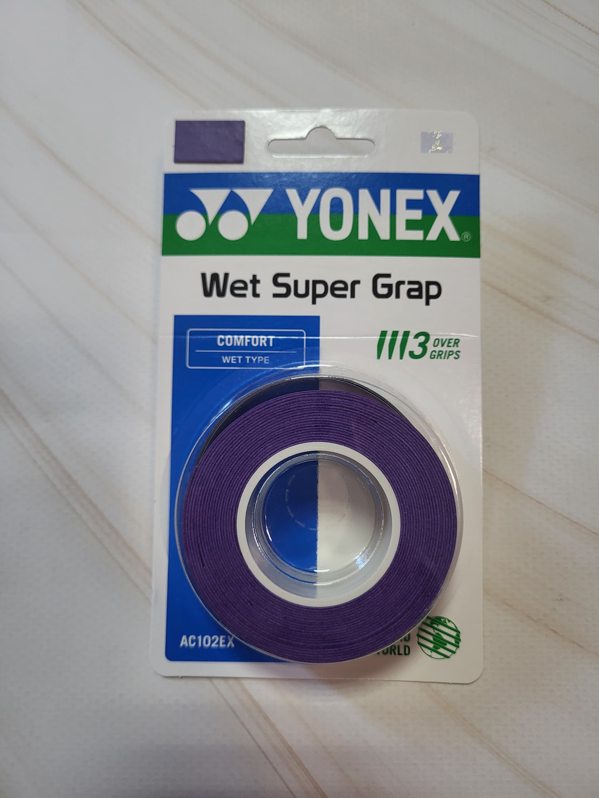 Обмотки Yonex AC102 purple 3 шт - зображення 1