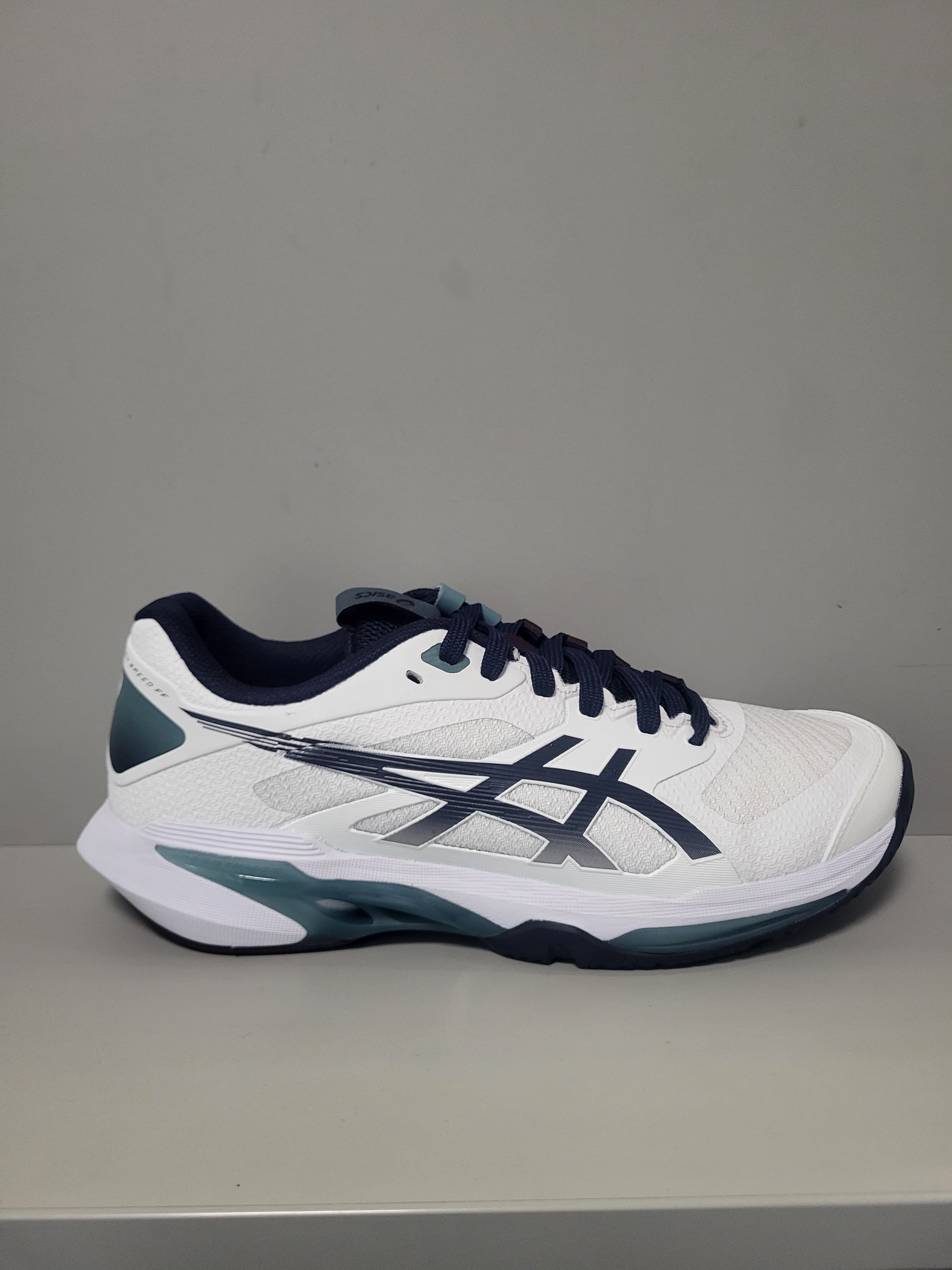 Кросівки чоловічі Asics Solution Speed FF 4 hard court white/midnight (1041A532-102)