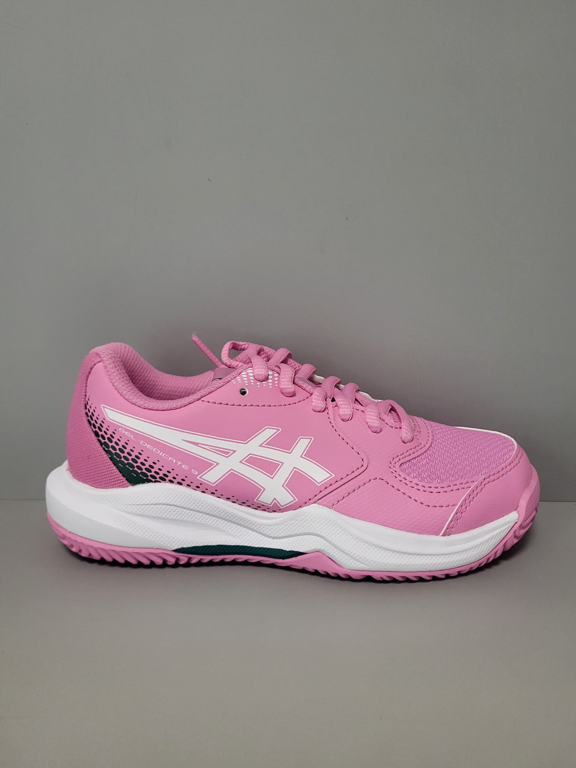 Кросівки дитячі Asics Dedicate 9 padel dragon fruit/yellow (1044A086-700) - зображення 1