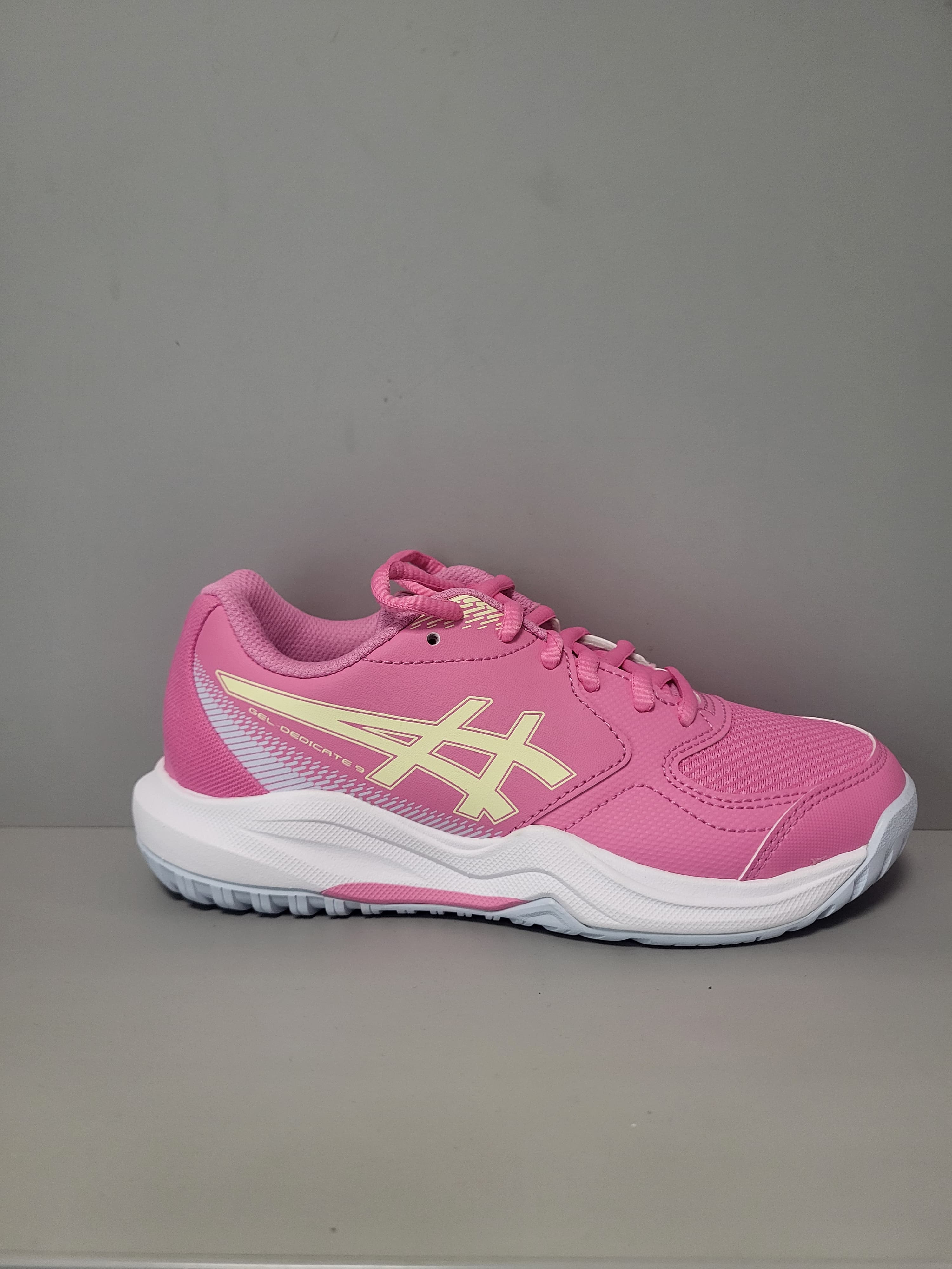 Кросівки дитячі Asics Dedicate 9 all court dragon fruit/yellow (1044A085-700)