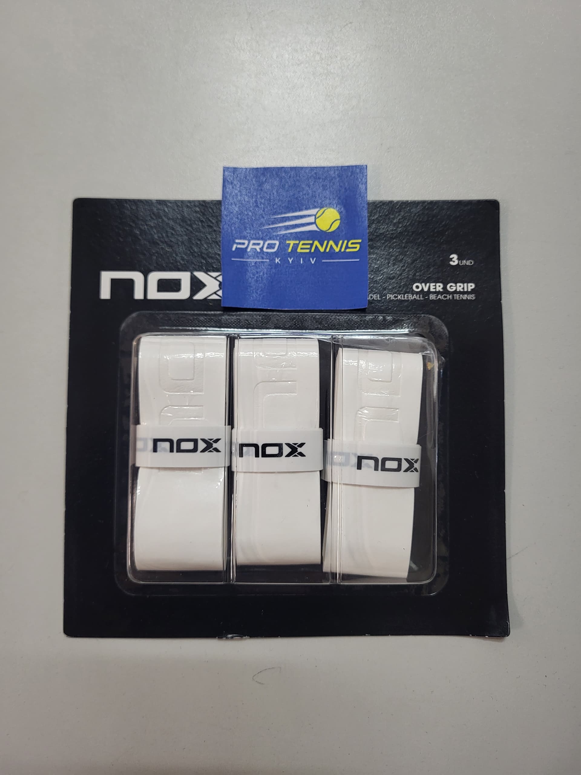 Обмотки Nox Pro Overgrip white 3 шт - зображення 1