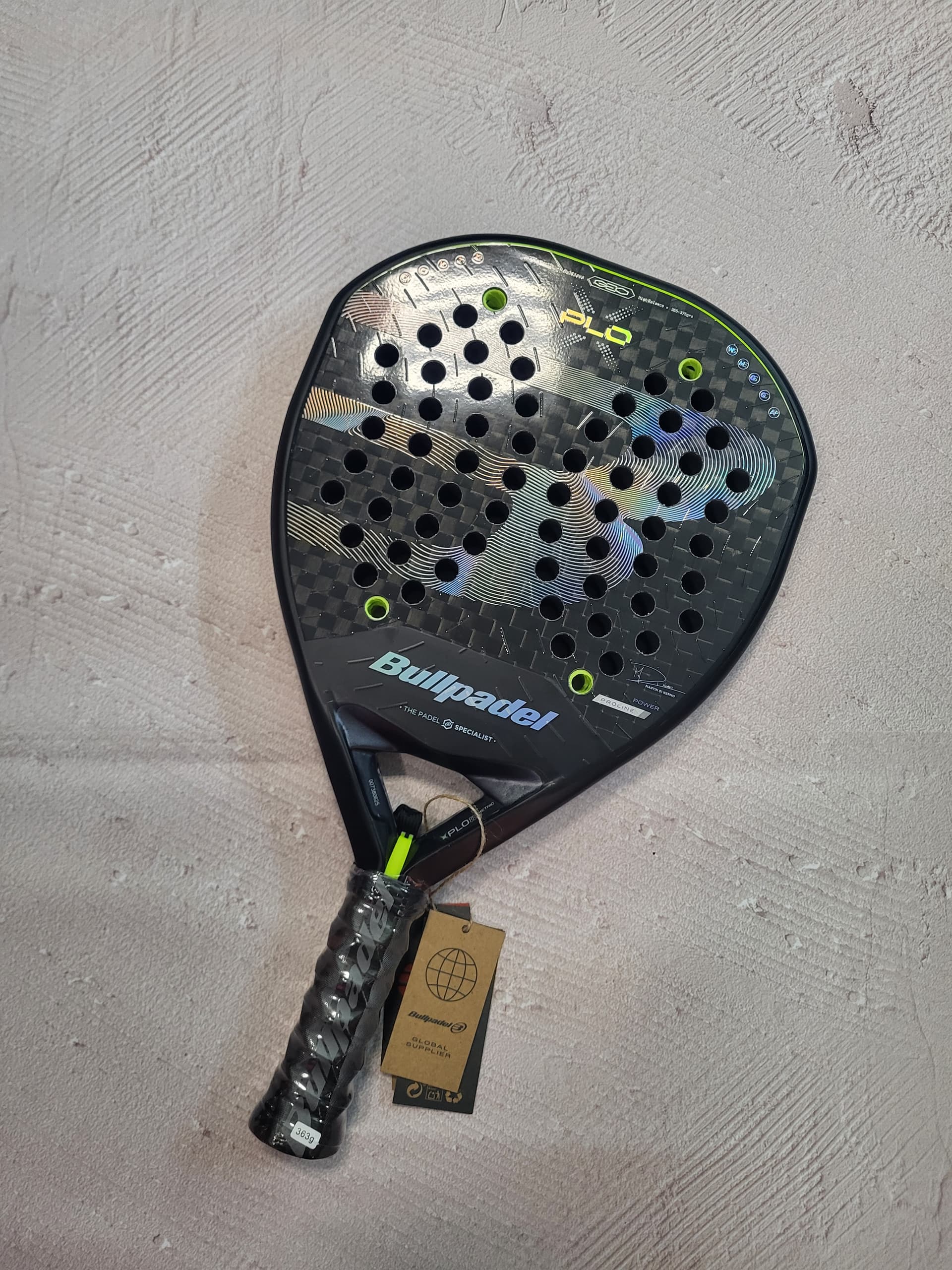Ракетка падел Bullpadel XPLO 26 diamond attack 365-375 gr - зображення 1