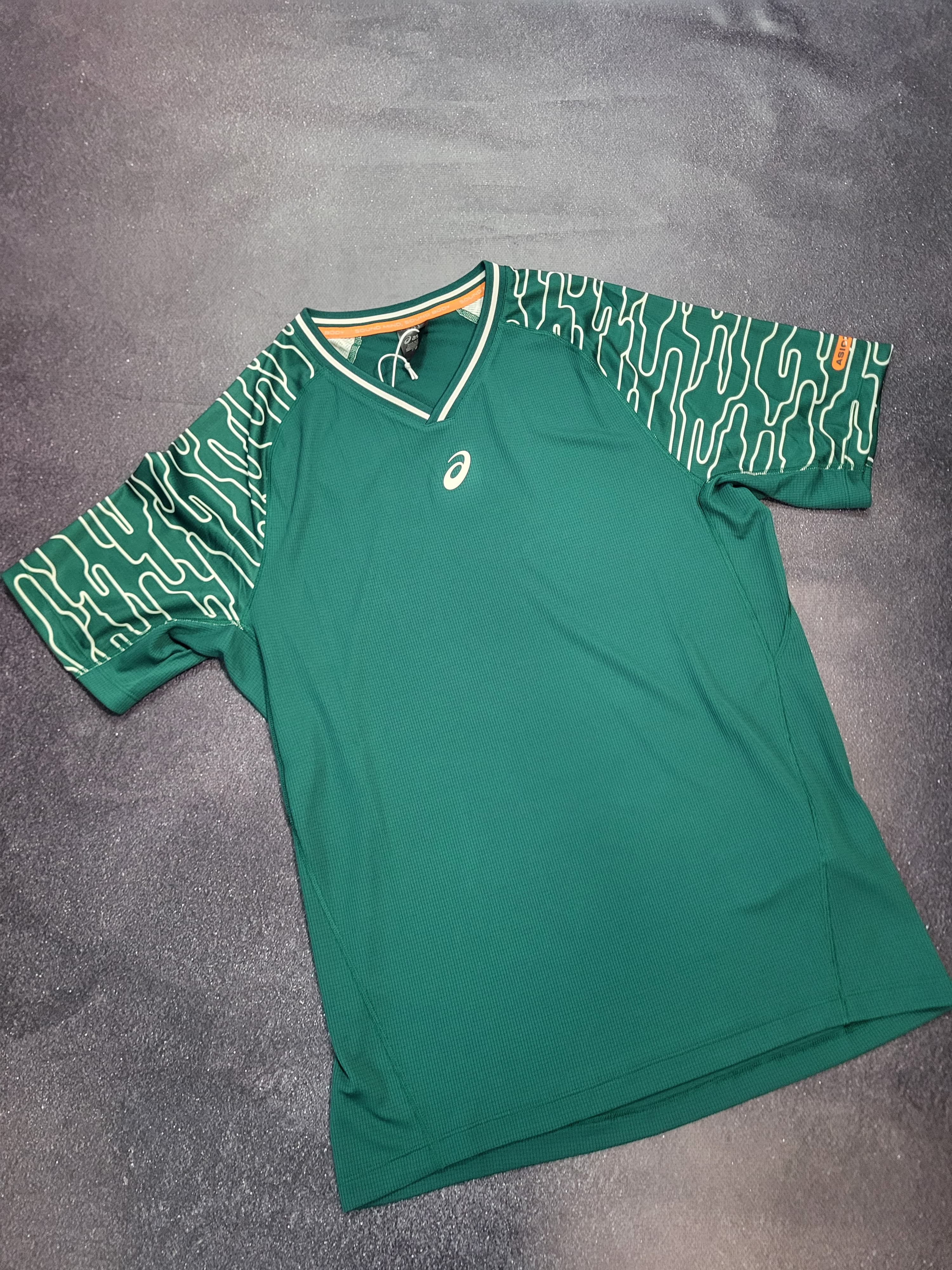 Футболка чол. Asics Padel court SS top Jewel green (2041A424-300)