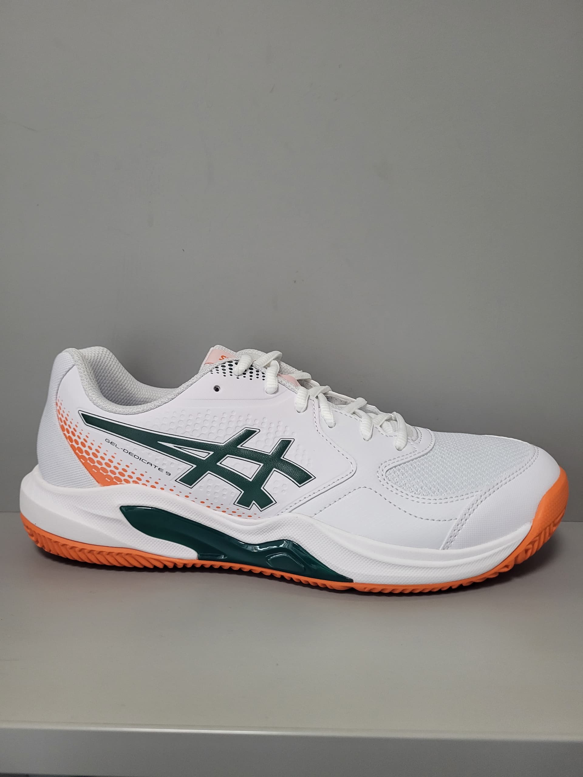 Кросівки чоловічі Asics Dedicate 9 padel White/jewel green (1041A546-100) - зображення 1