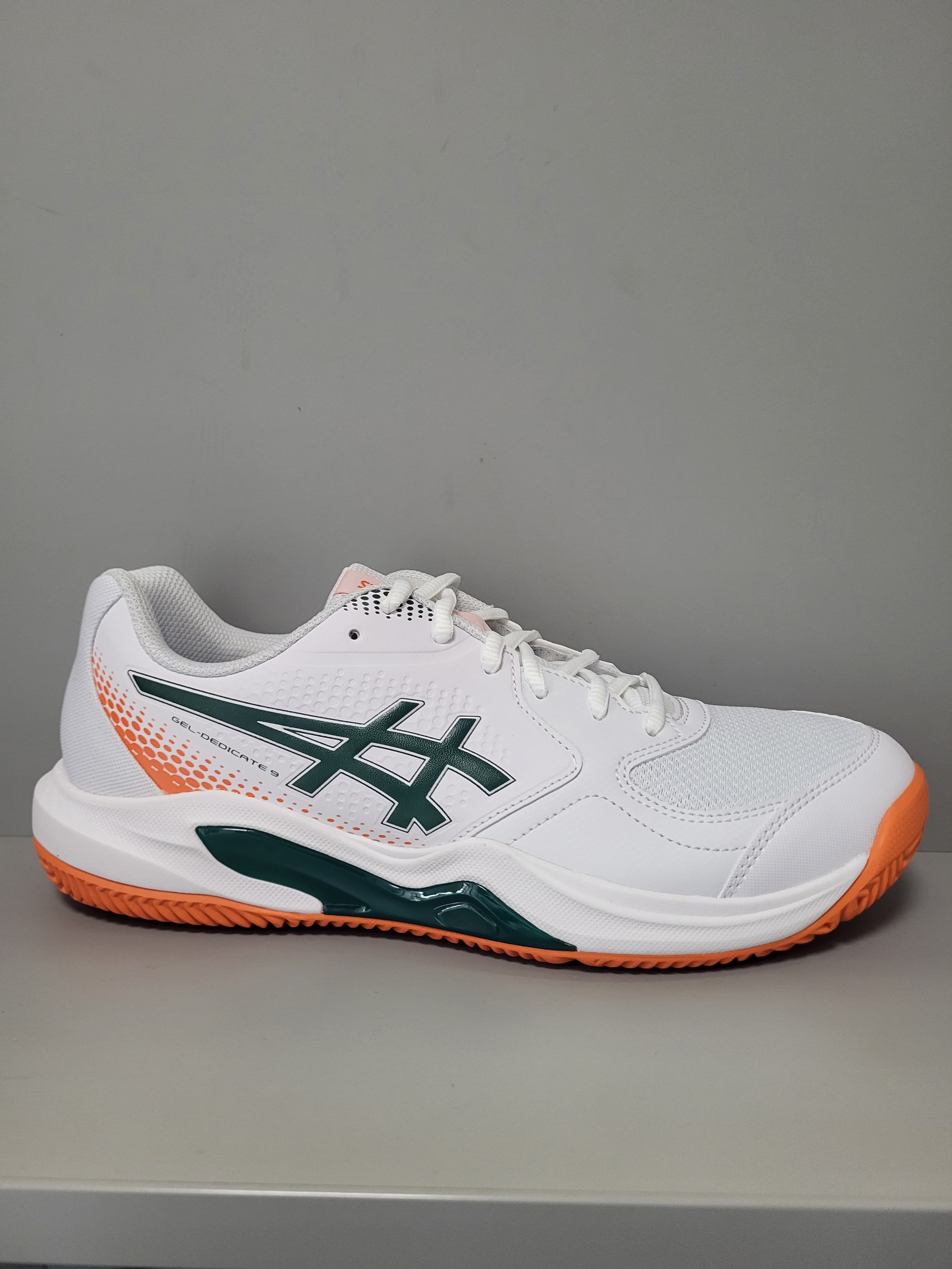 Кросівки чоловічі Asics Dedicate 9 padel White/jewel green (1041A546-100)