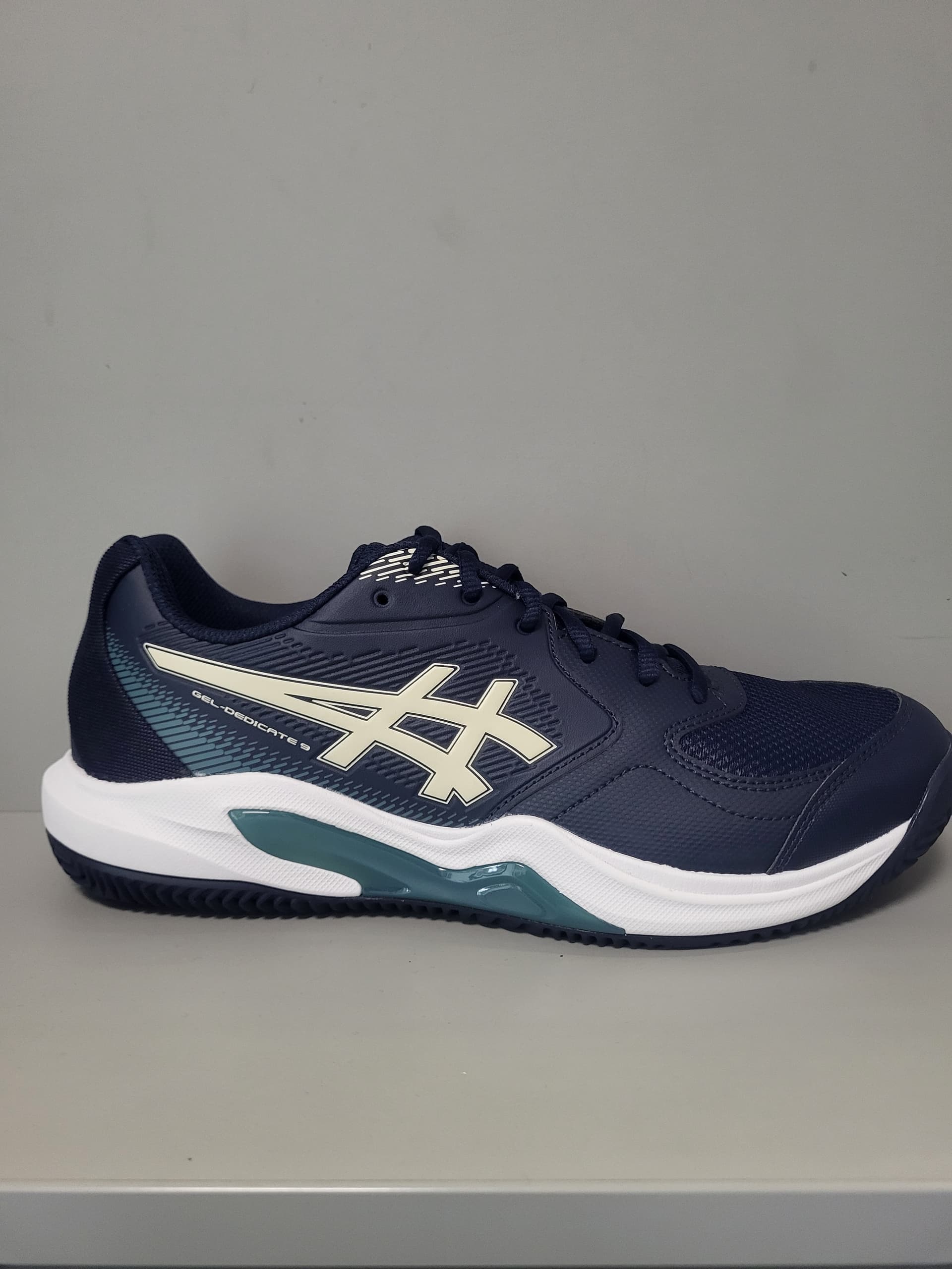 Кросівки чоловічі Asics Dedicate 9 clay court midnight/oatmeal (1041A547-400) - зображення 1