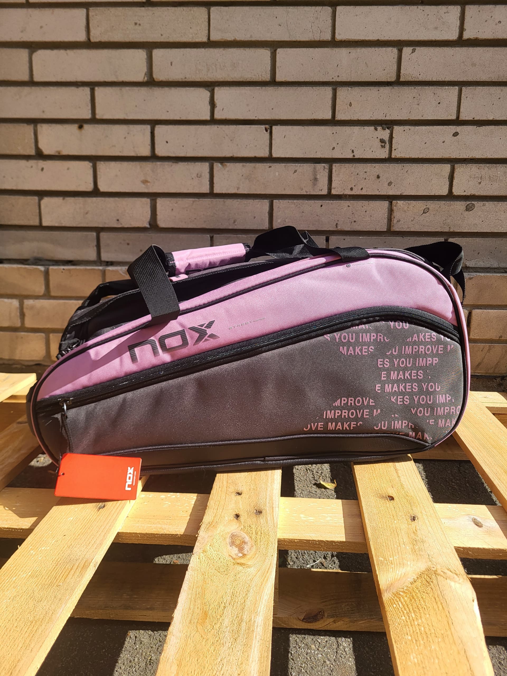 Чохол для падел тенісу Nox Street series grey/pink - зображення 1