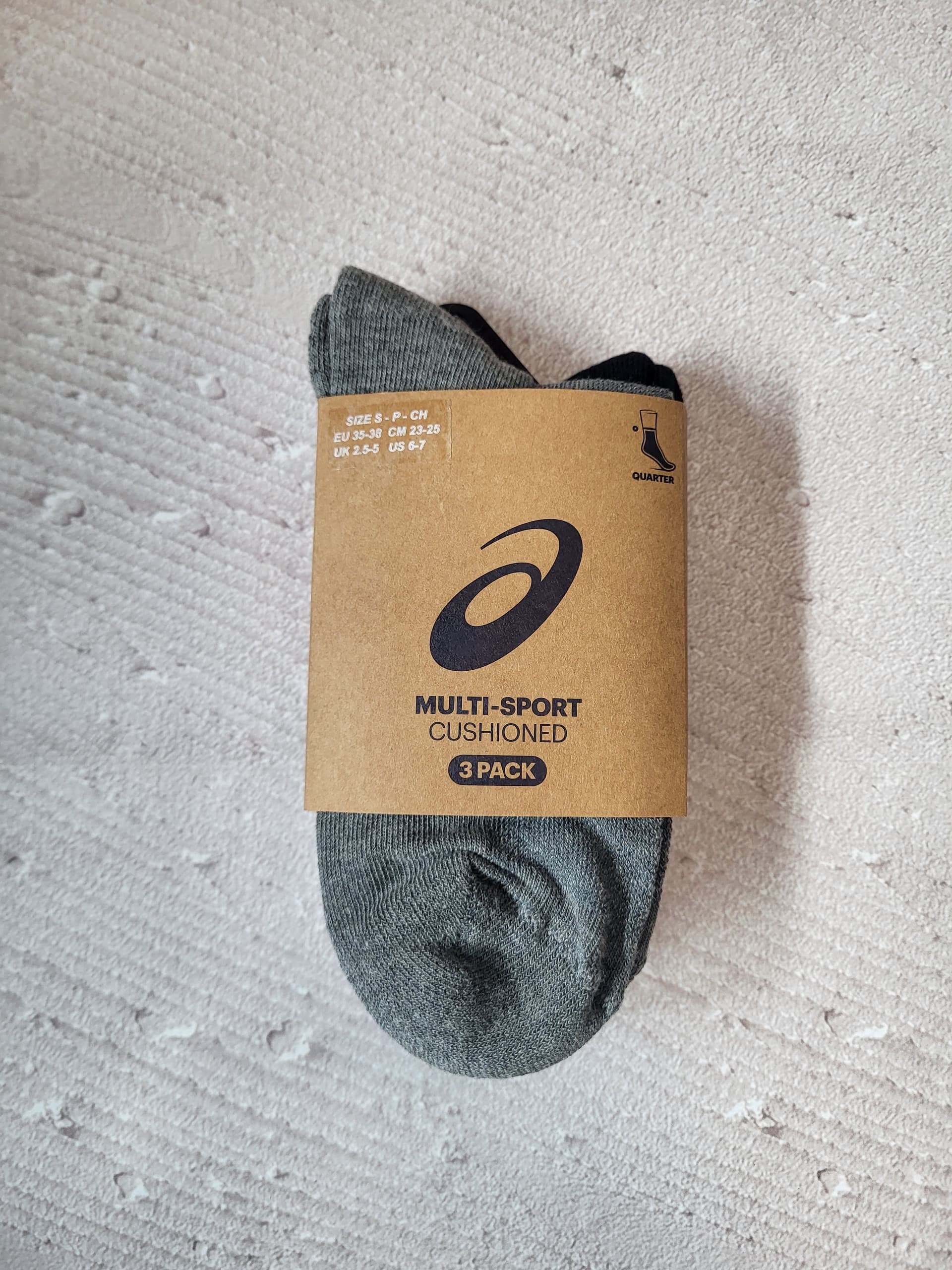 Шкарпетки Asics Quarter socks multi color 3 pairs (3033C299-960) - зображення 1