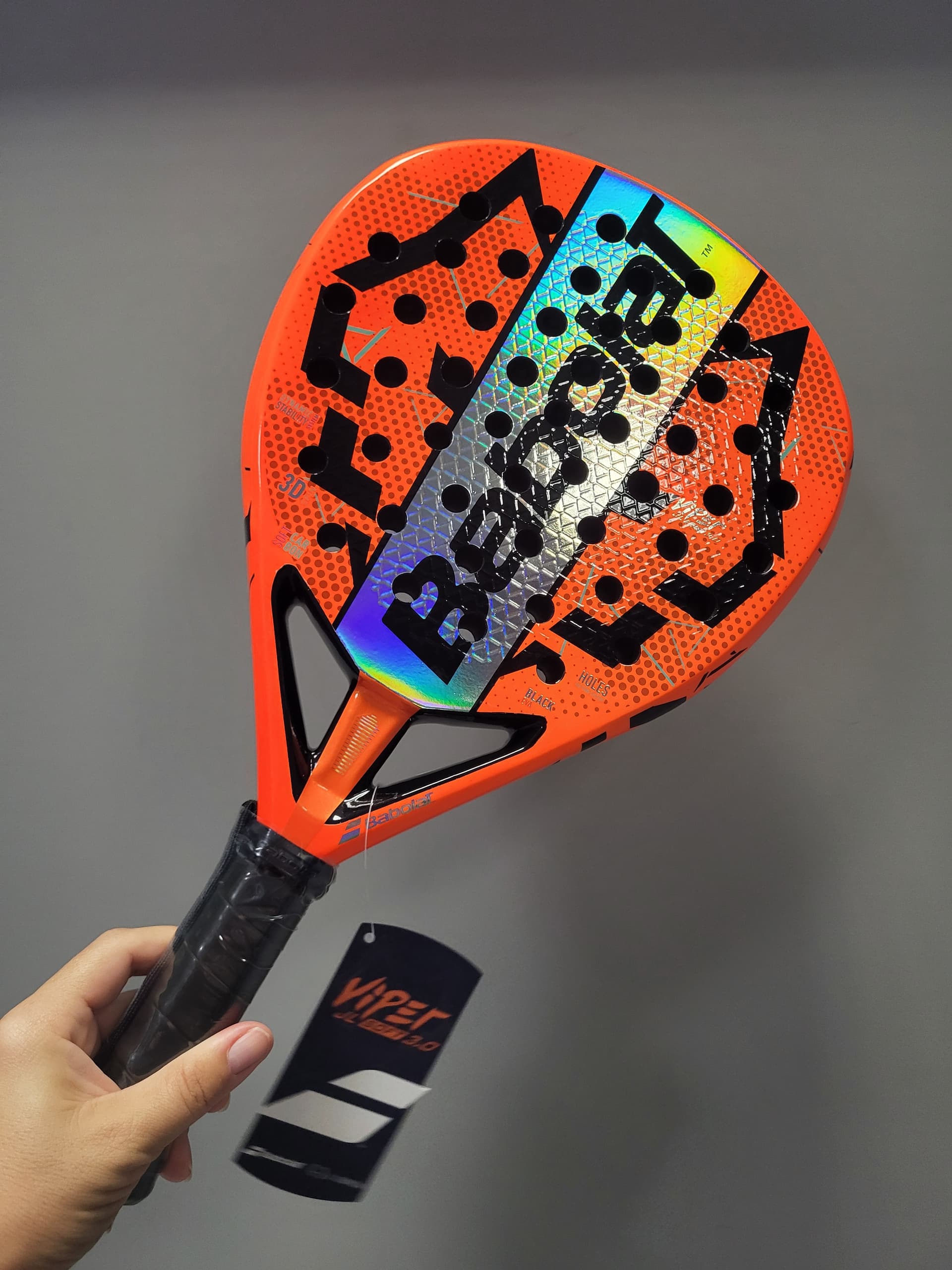 Ракетка падел Babolat Viper Soft Juan Lebron 3.0 365 gr (150178-100) - зображення 1