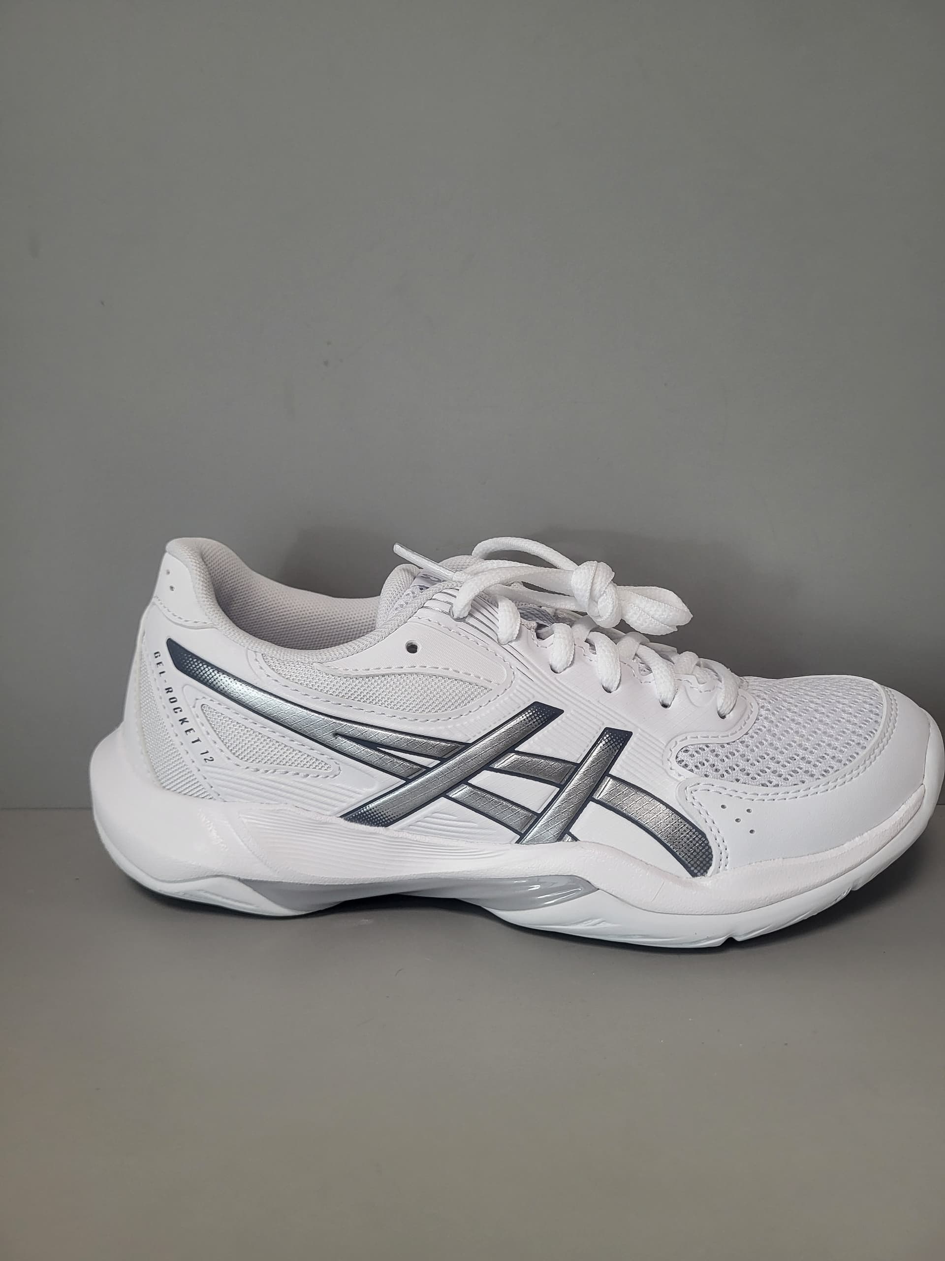Кросівки сквош жін. Asics Rocket 12 white/silver (1072A119-101) - зображення 1