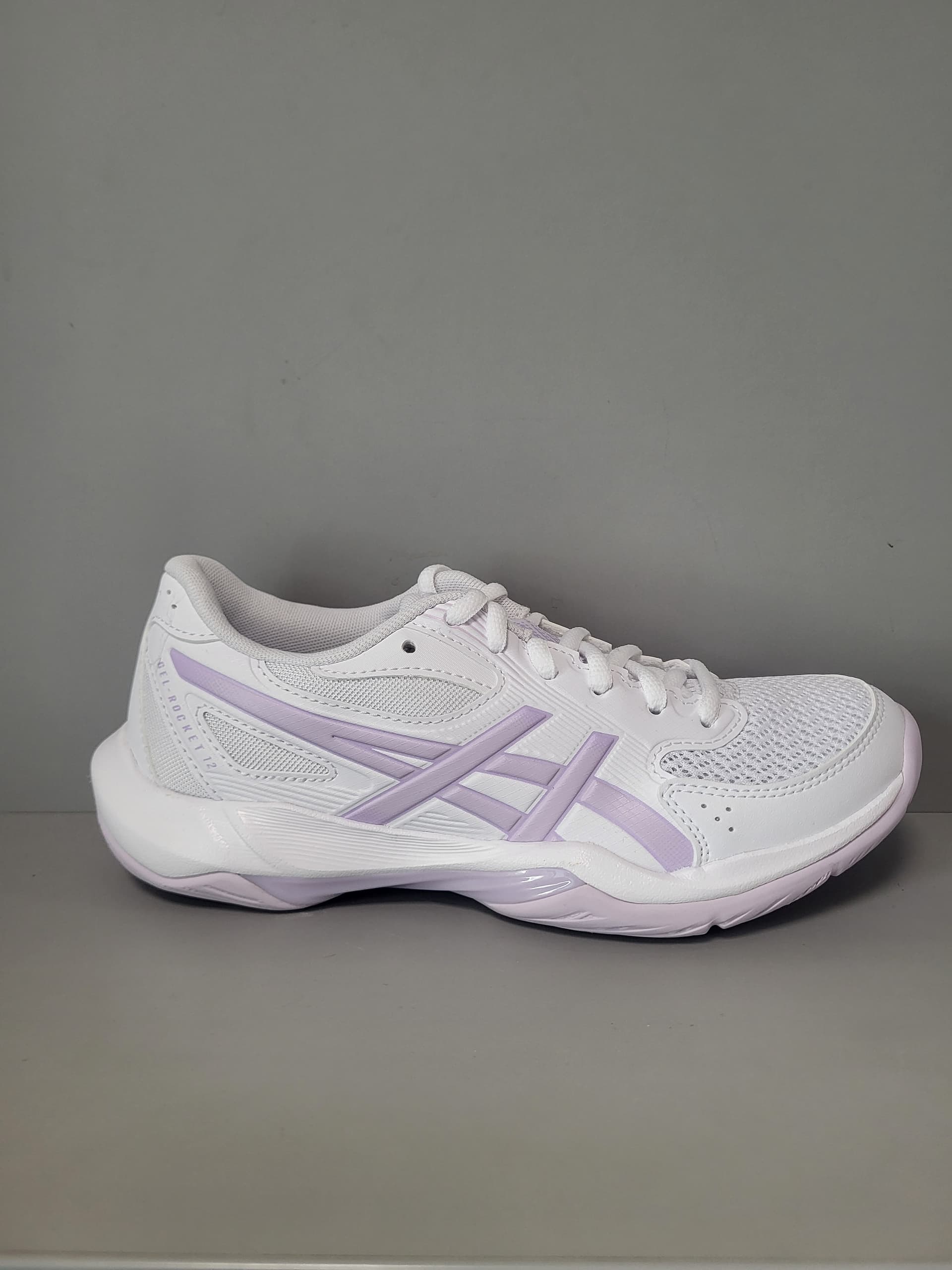 Кросівки сквош жін. Asics Rocket 12 white/dahlia(1072A119-106) - зображення 1