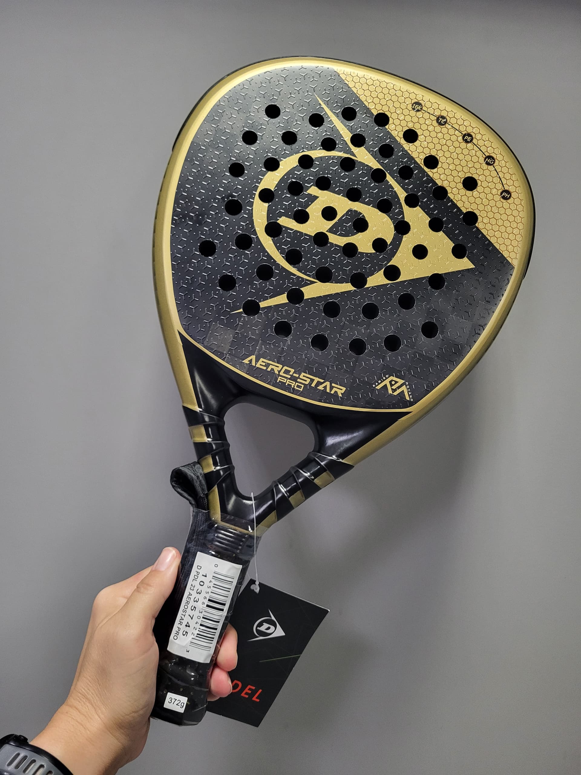 Ракетка падел Dunlop Aerostar pro 370 gr (10335745) - зображення 1