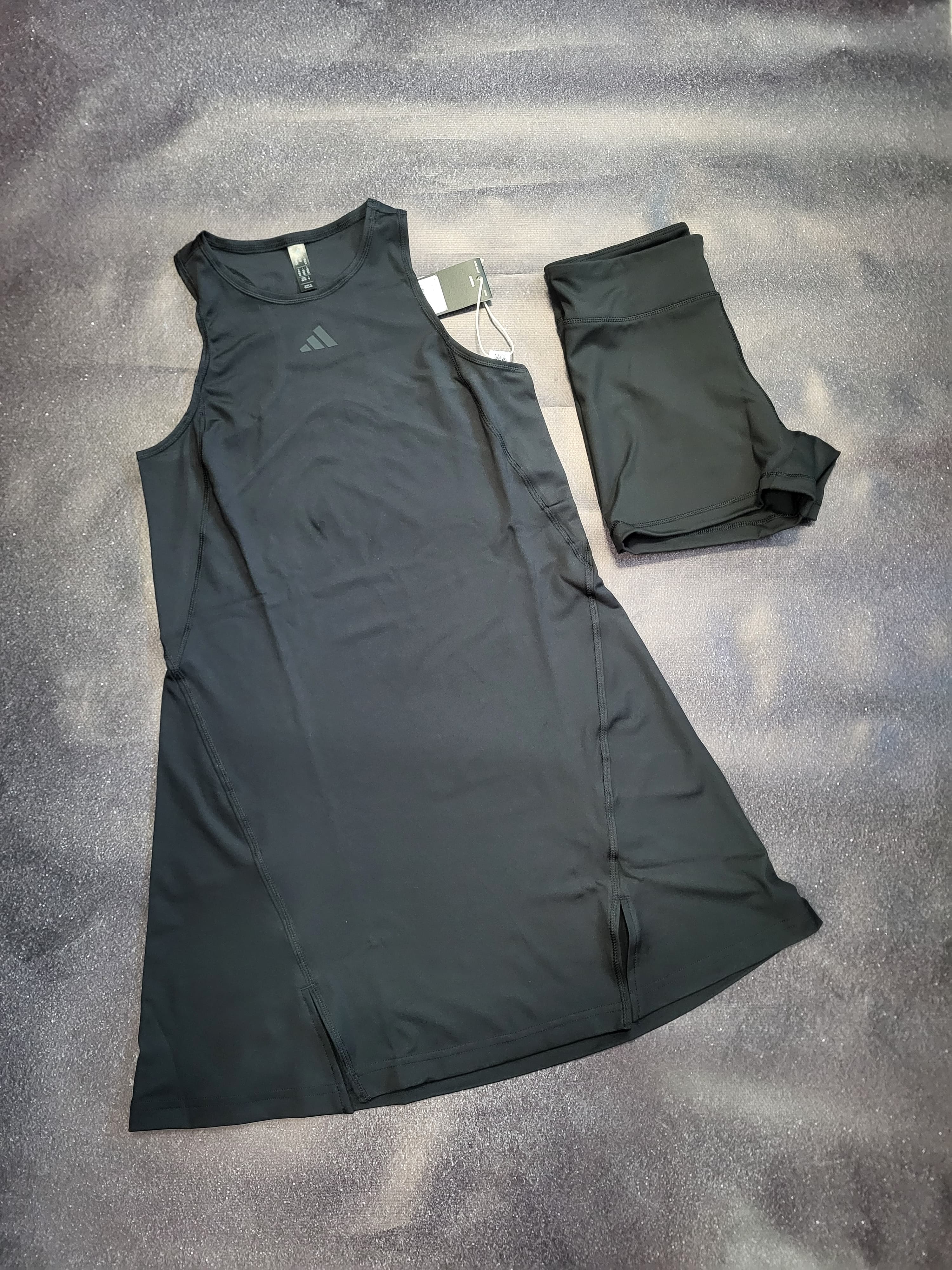 Сукня жін. Adidas Club tennis dress black шорти в комплекті (KF0972)