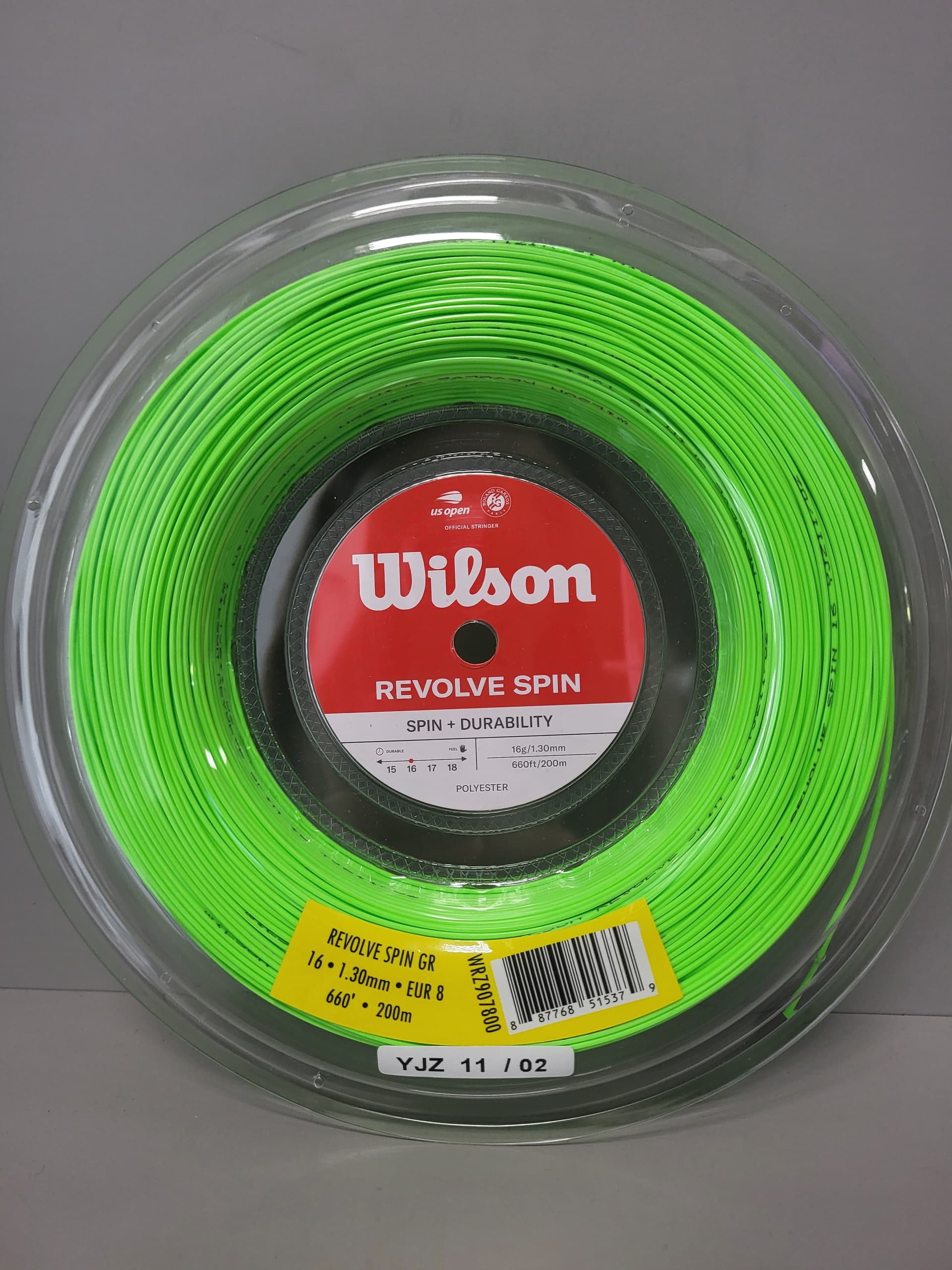 Струна 12 метрів Wilson Revolve spin green 1.30 mm - зображення 1