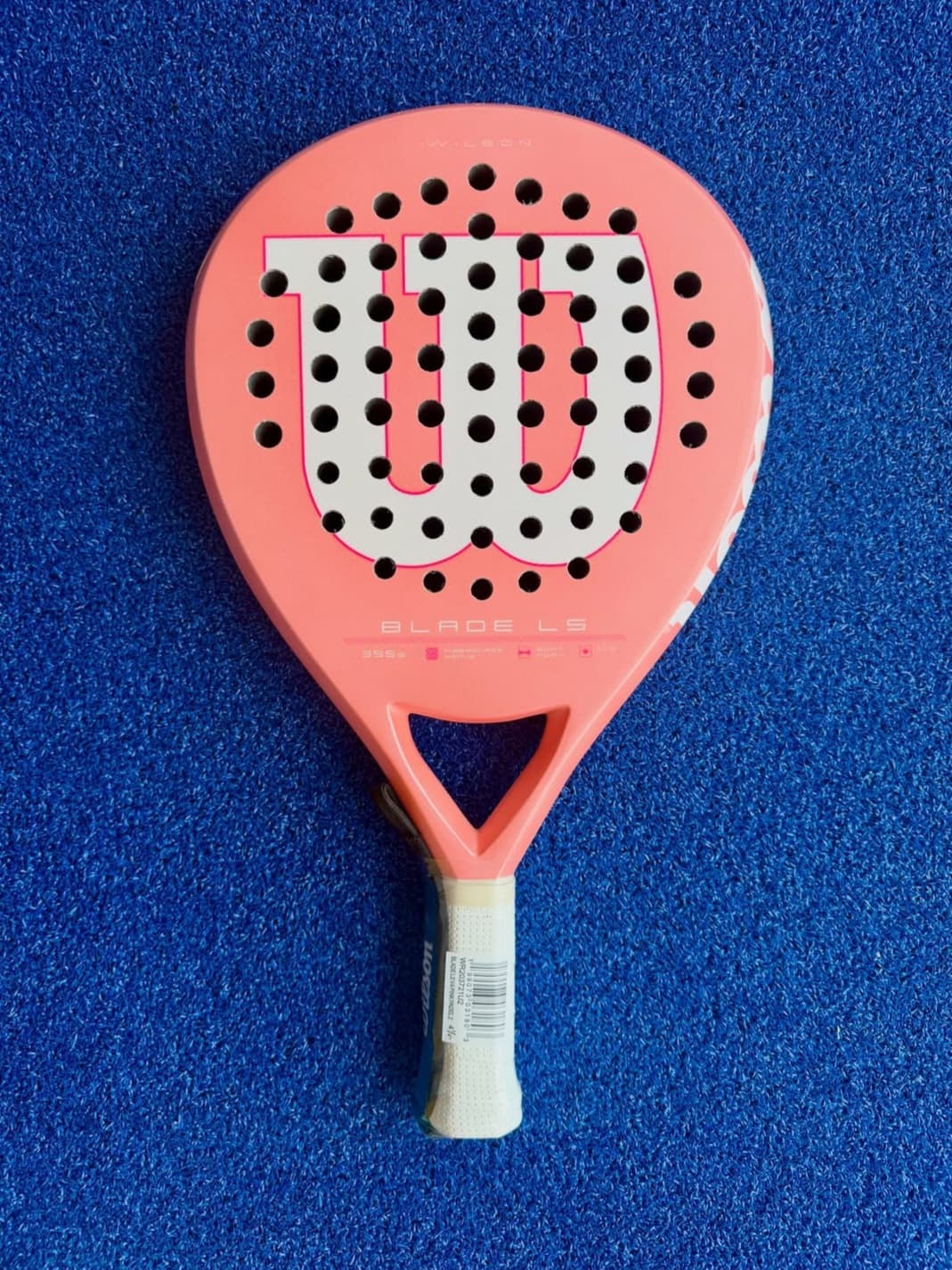 Ракетка падел Wilson Blade LS v4 padel 355 gr pink (wr203721) - зображення 1