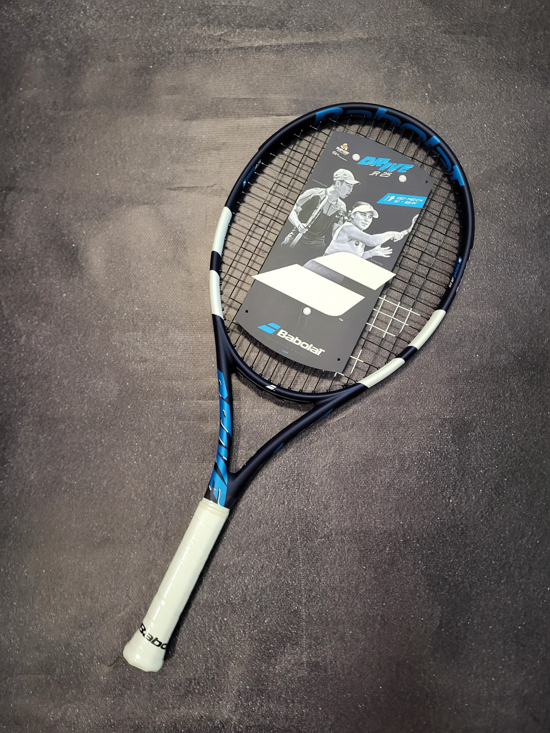 Ракетка дитяча Babolat Drive junior 25" blue/white 230 gr (140516-100) - зображення 1